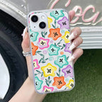 Star Floral Transparent Silicon Case For Google Pixel 9