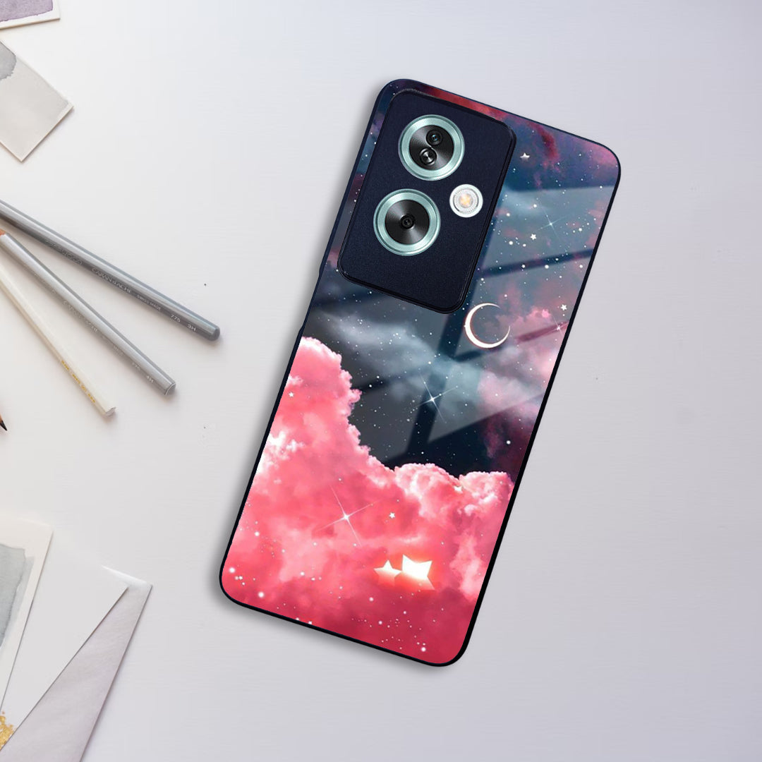 Aesthetic Cloud Glass Case Cover For Oppo ShopOnCliQ