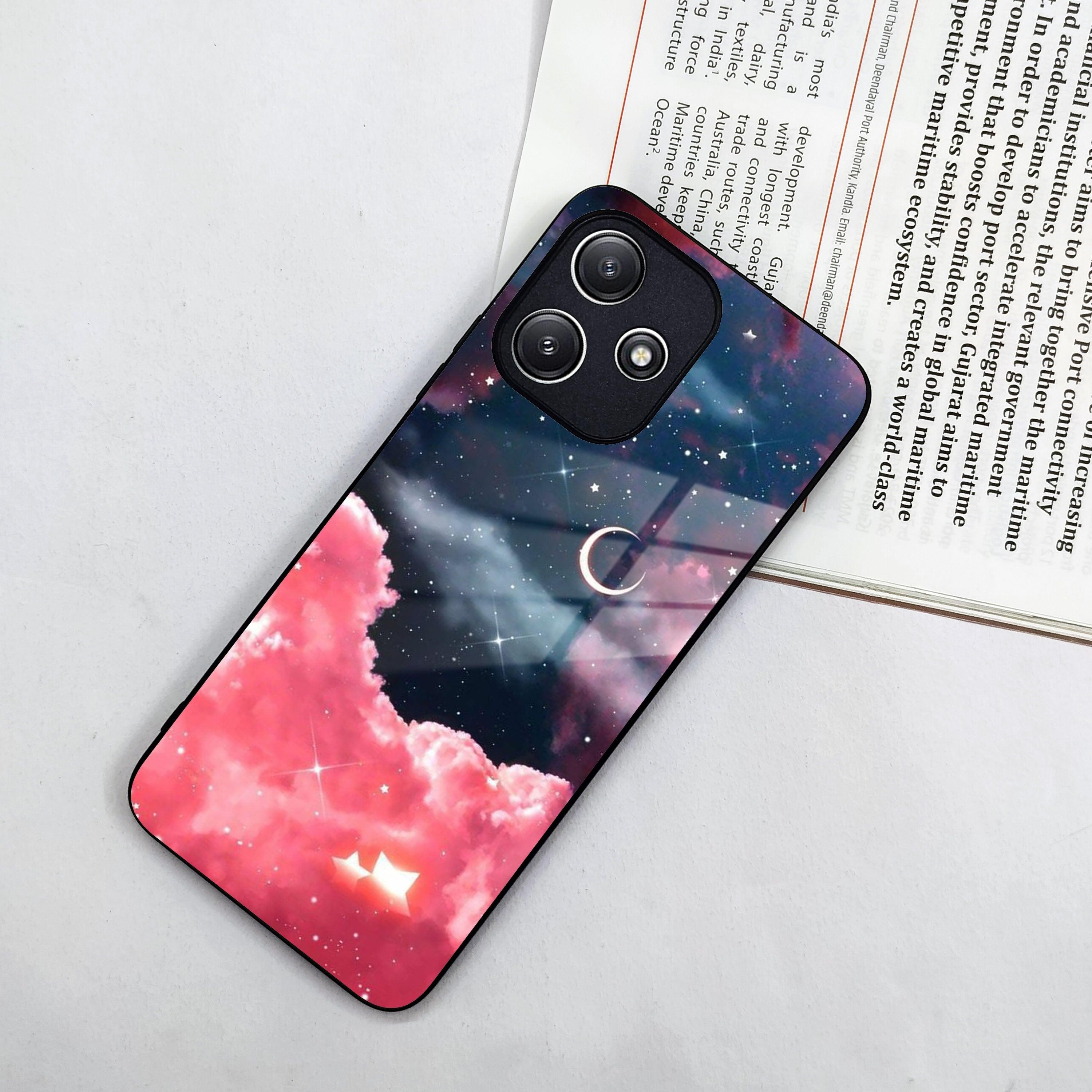 Aesthetic Cloud Glass Case Cover For Poco - ShopOnCliQ