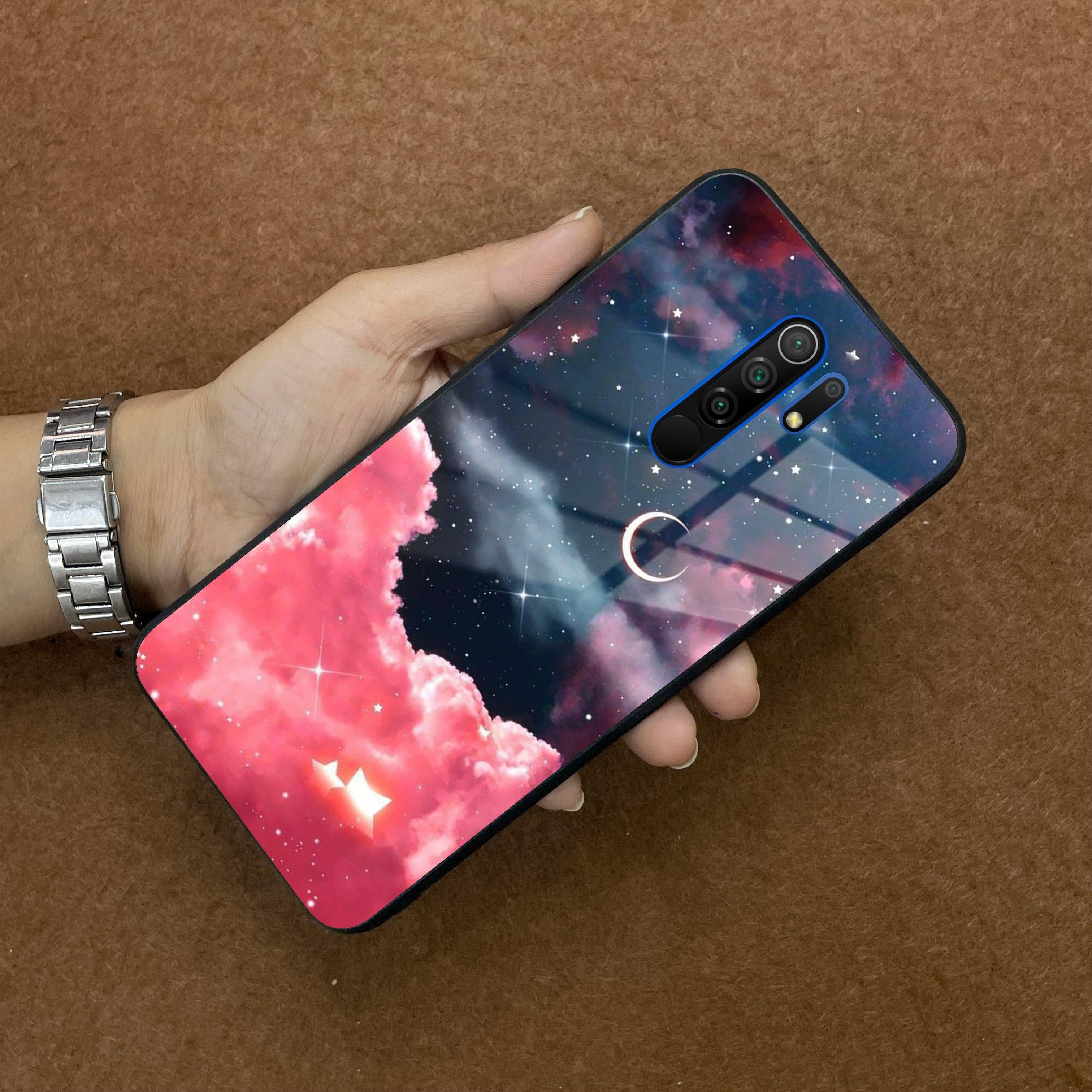 Aesthetic Cloud Glass Case Cover For Poco - ShopOnCliQ