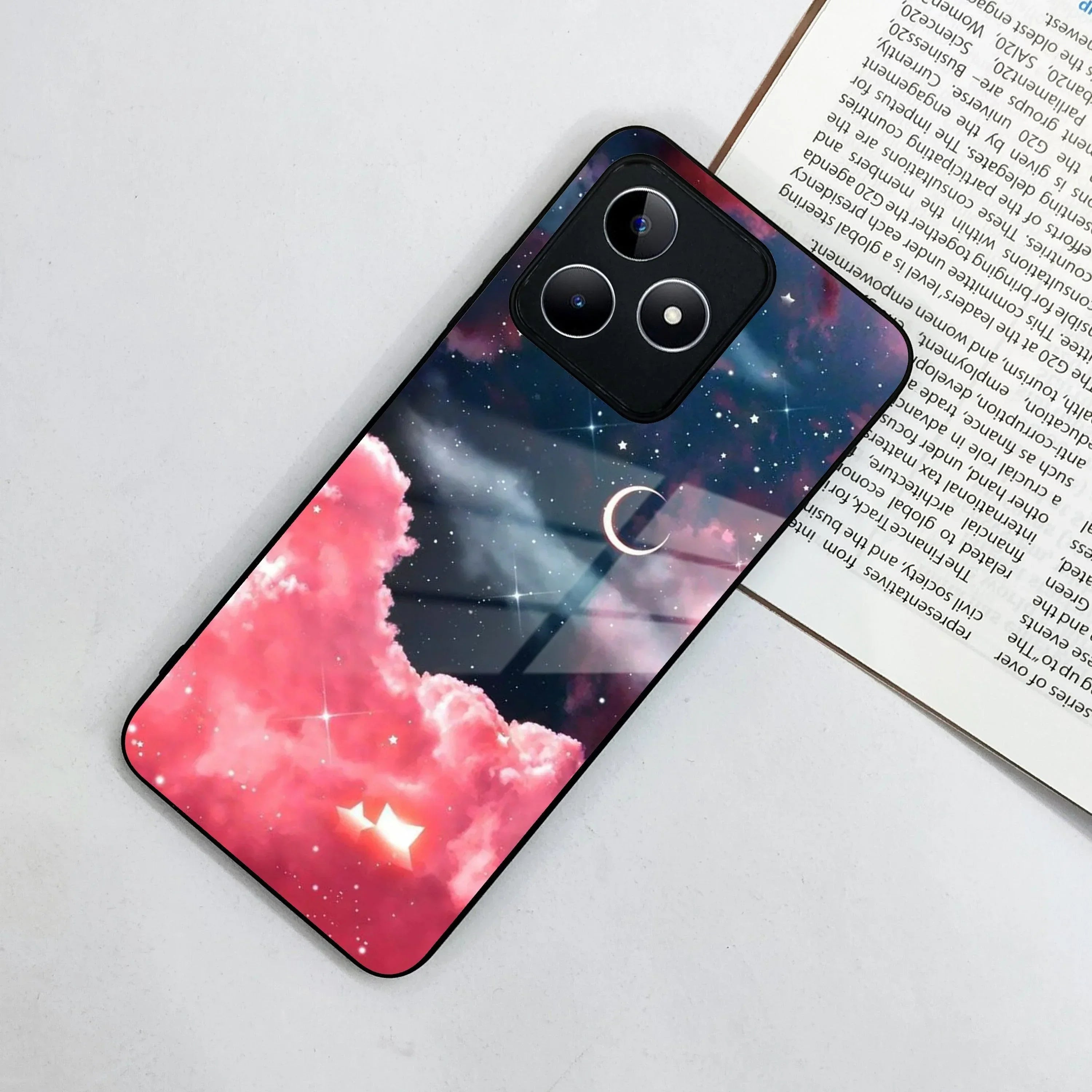 Aesthetic Cloud Glass Case Cover For Realme/Narzo - ShopOnCliQ
