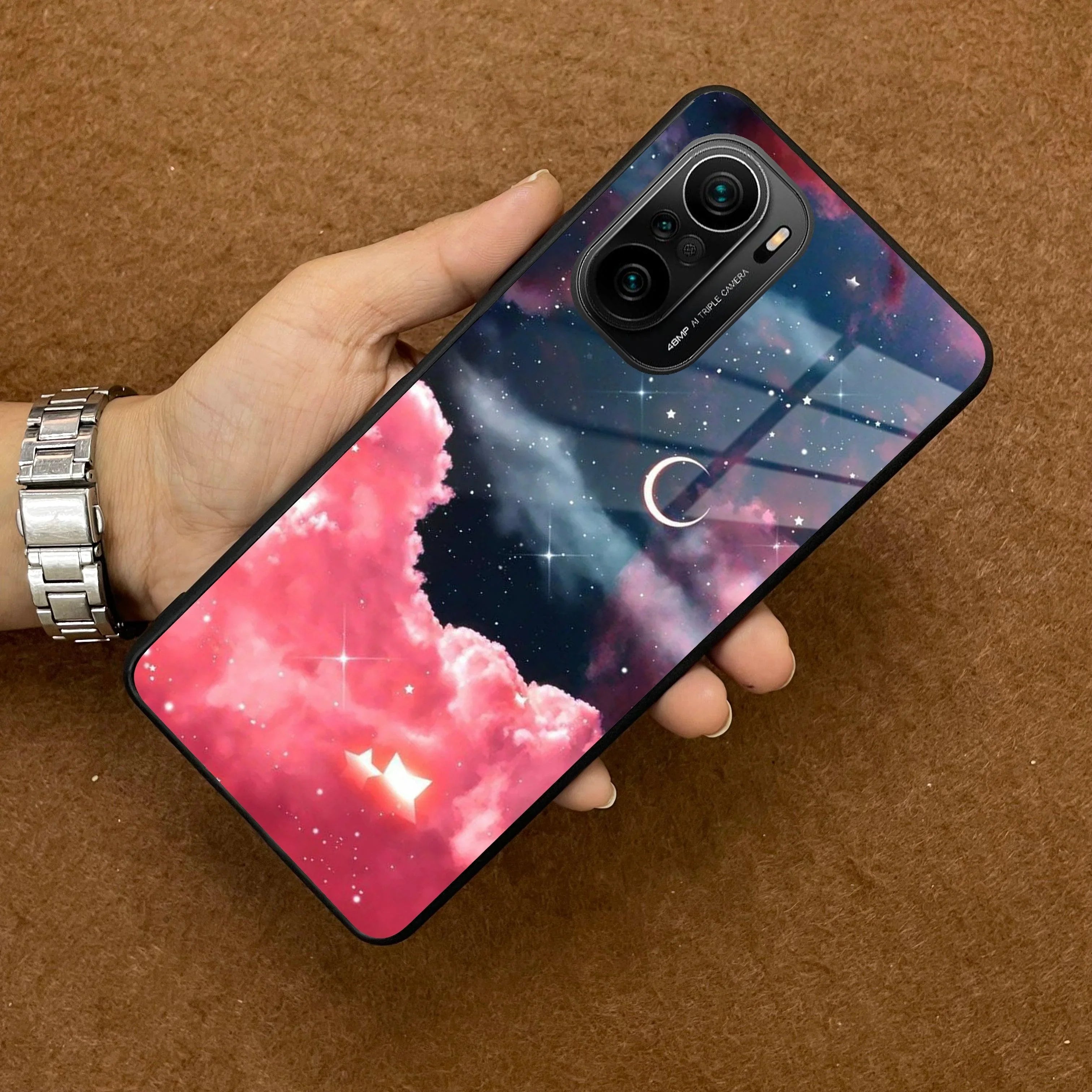 Aesthetic Cloud Glass Case Cover For Redmi/Xiaomi - ShopOnCliQ