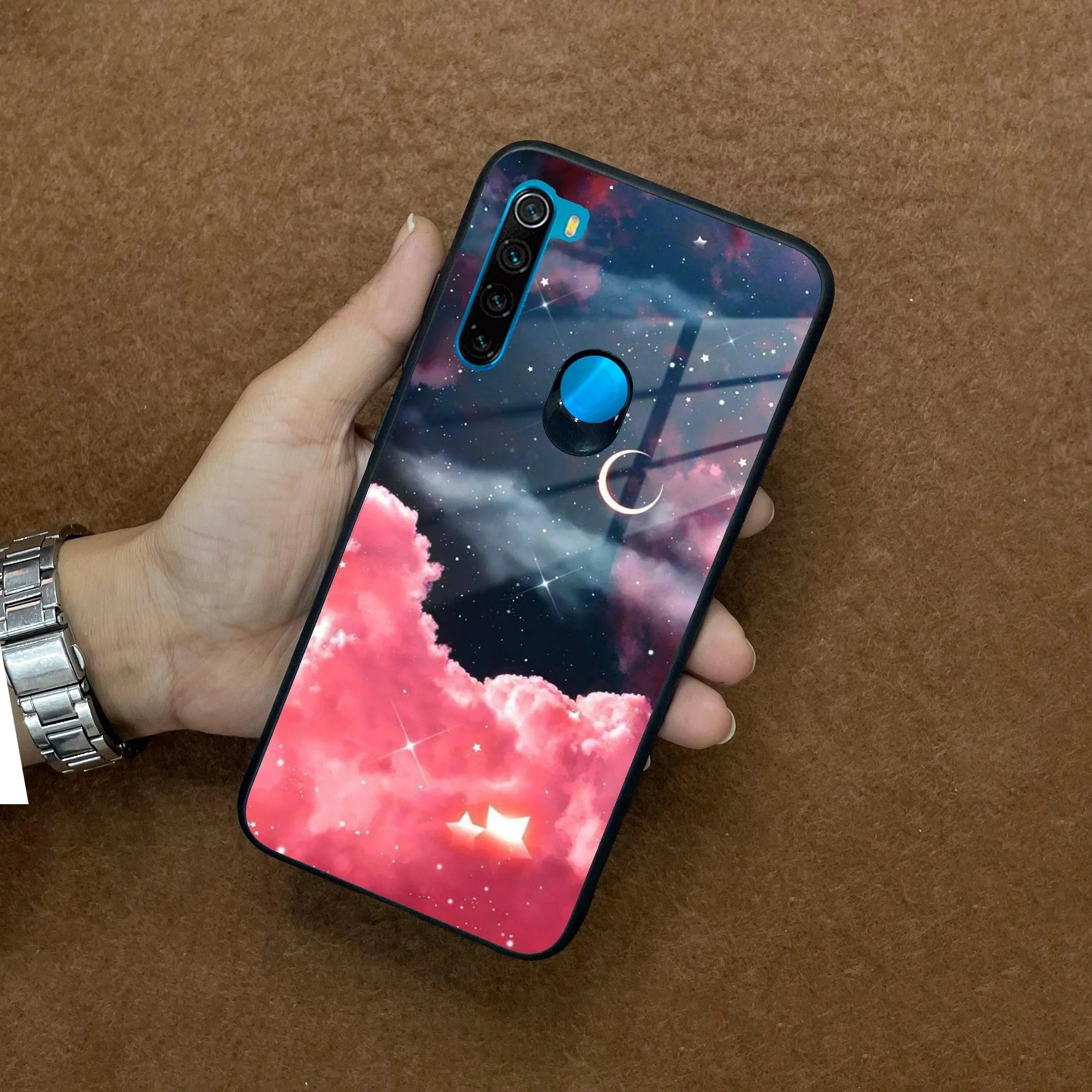 Aesthetic Cloud Glass Case Cover For Redmi/Xiaomi - ShopOnCliQ