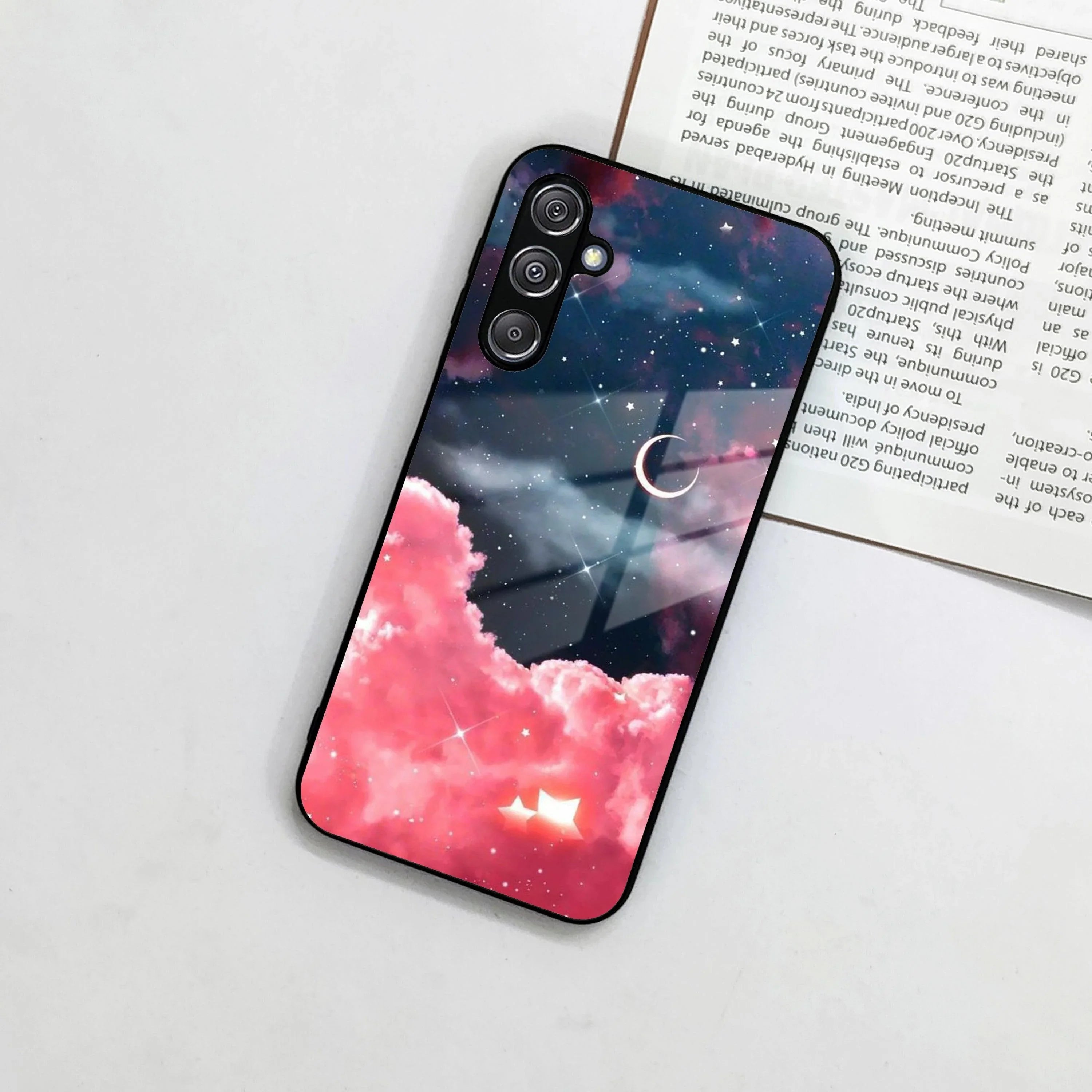 Aesthetic Cloud Glass Case Cover For Samsung - ShopOnCliQ