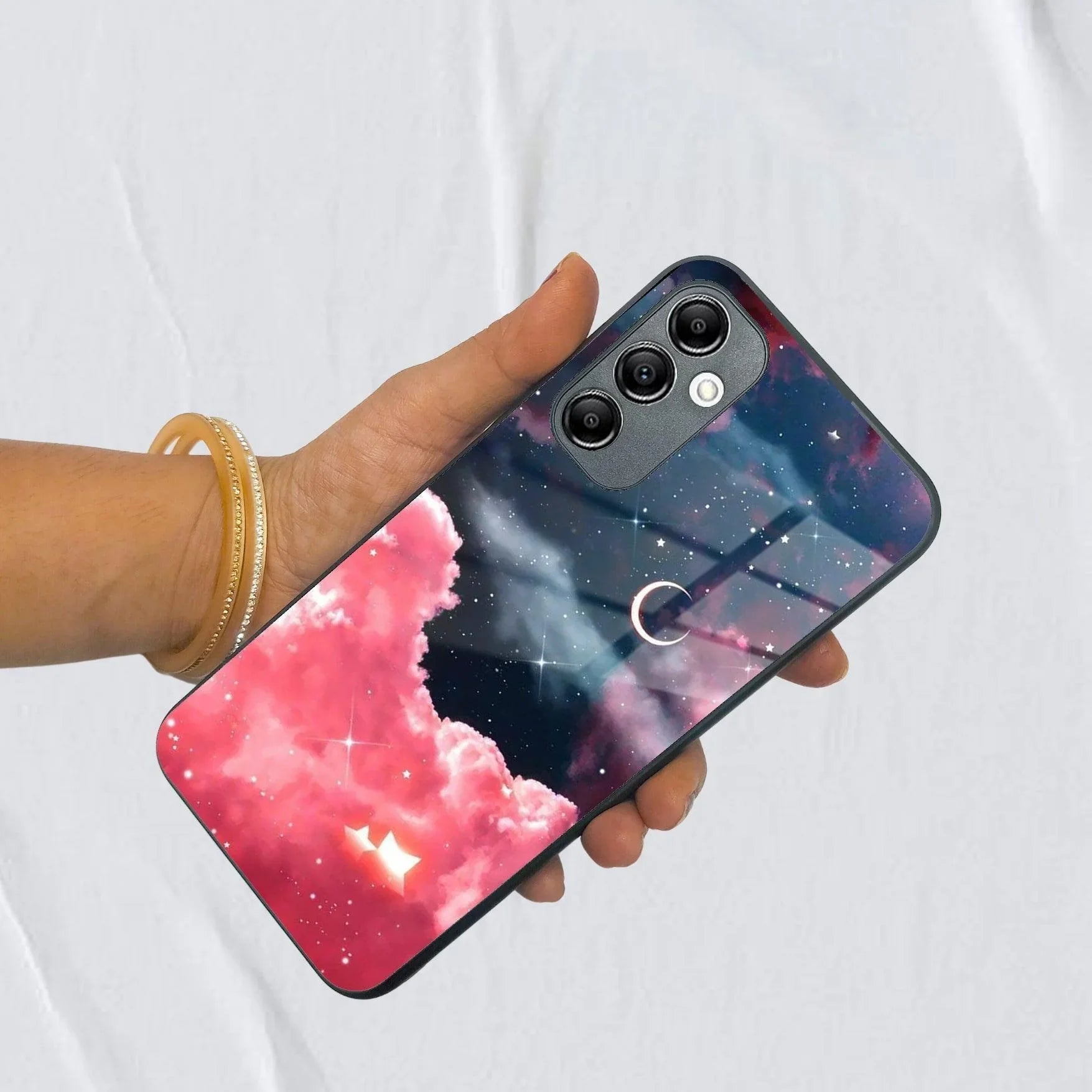 Aesthetic Cloud Glass Case Cover For Samsung - ShopOnCliQ