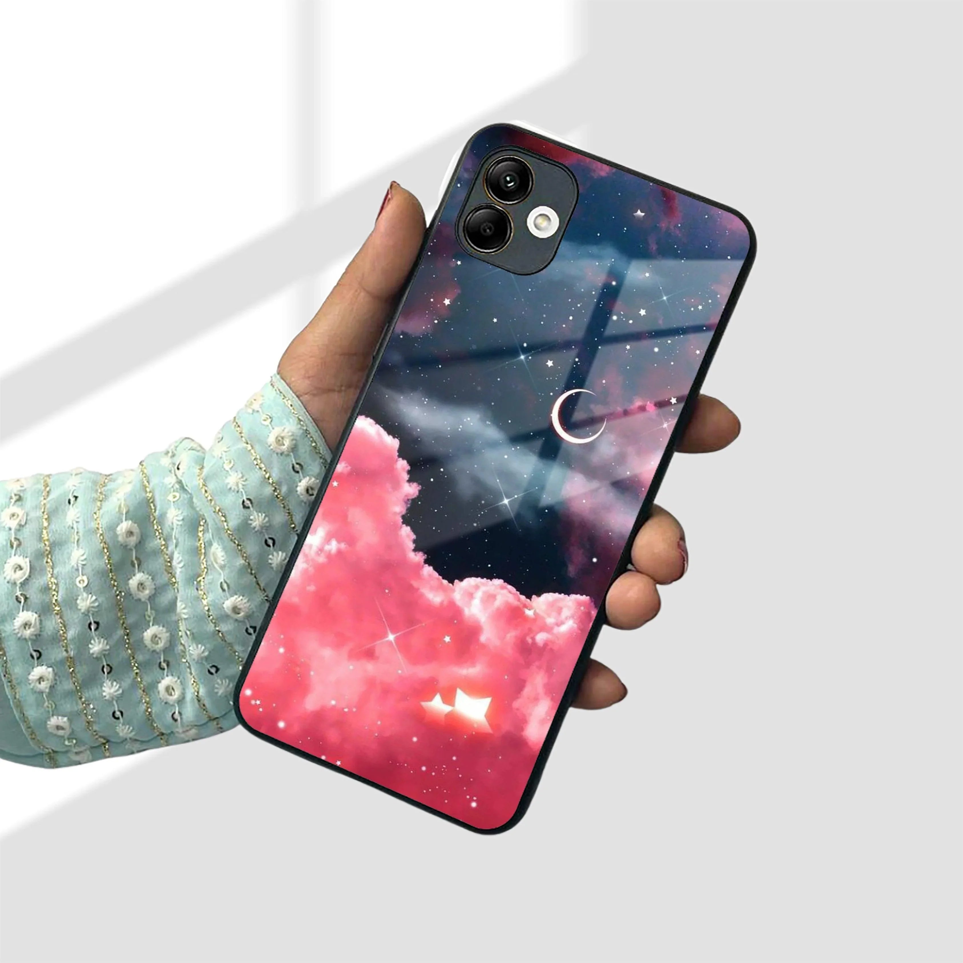 Aesthetic Cloud Glass Case Cover For Samsung - ShopOnCliQ