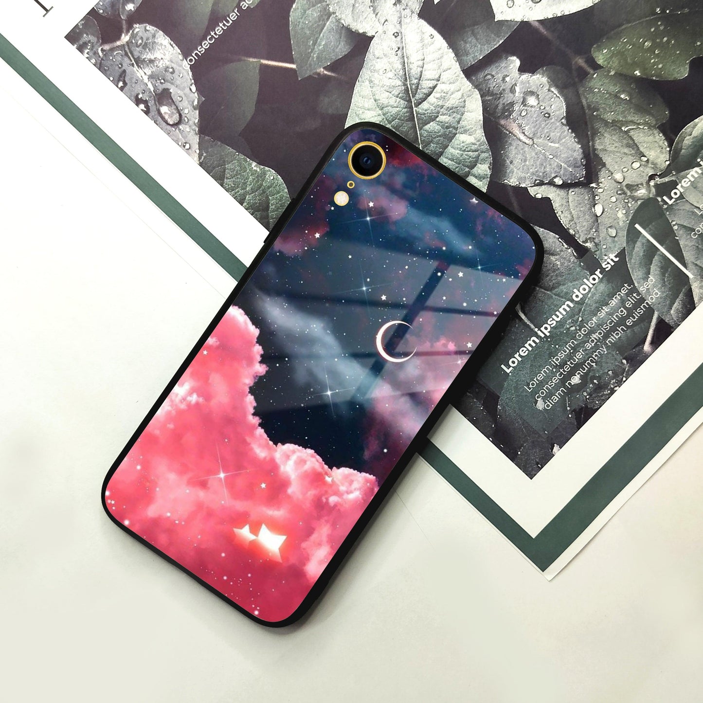 Aesthetic Cloud Glass Case Cover For iPhone