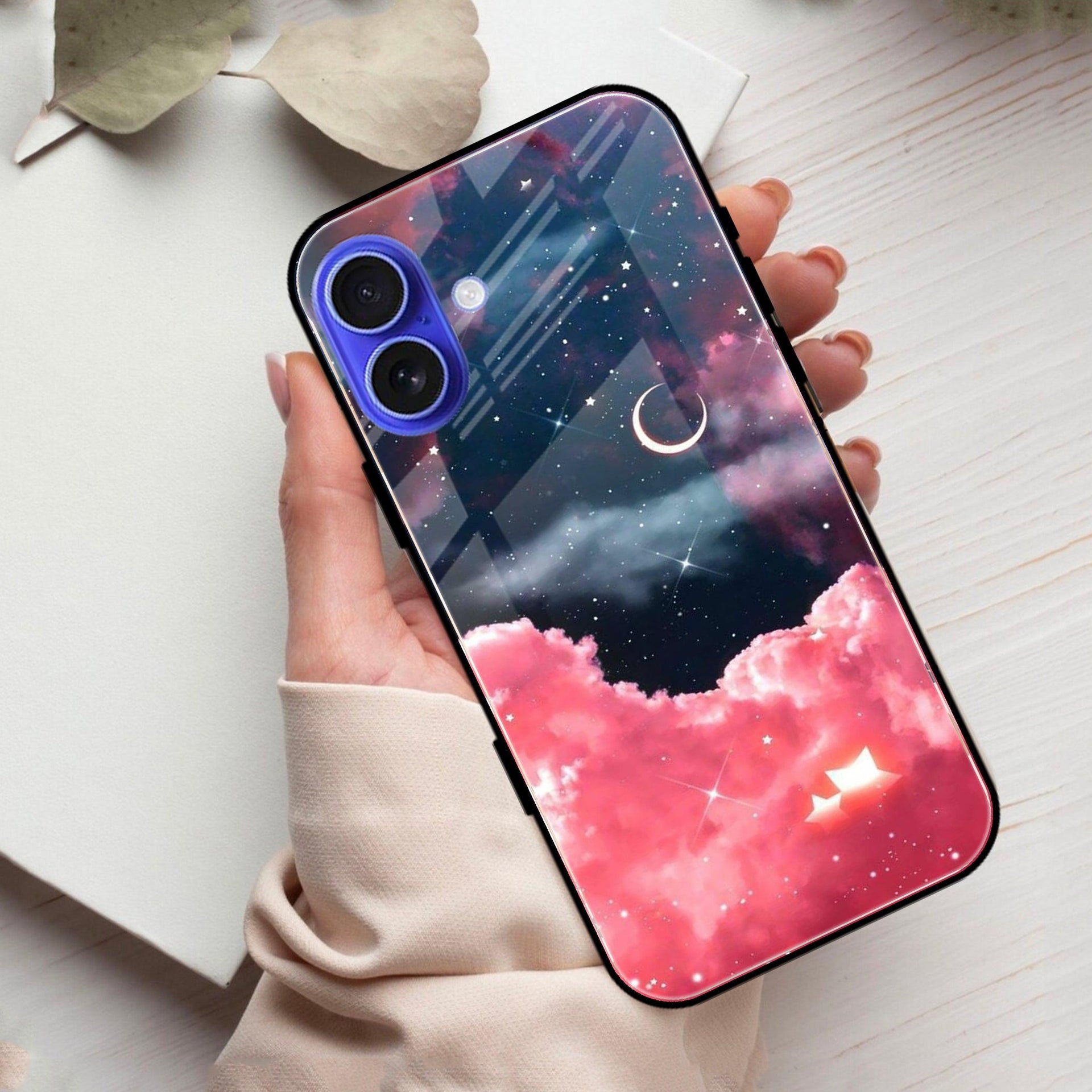 Aesthetic Cloud Glass Case Cover For iPhone – ShopOnCliQ