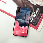 Aesthetic Cloud Glass Case Cover For iPhone - ShopOnCliQ