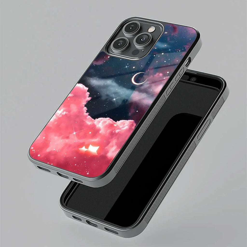 Aesthetic Cloud Glass Case Cover For iPhone - ShopOnCliQ
