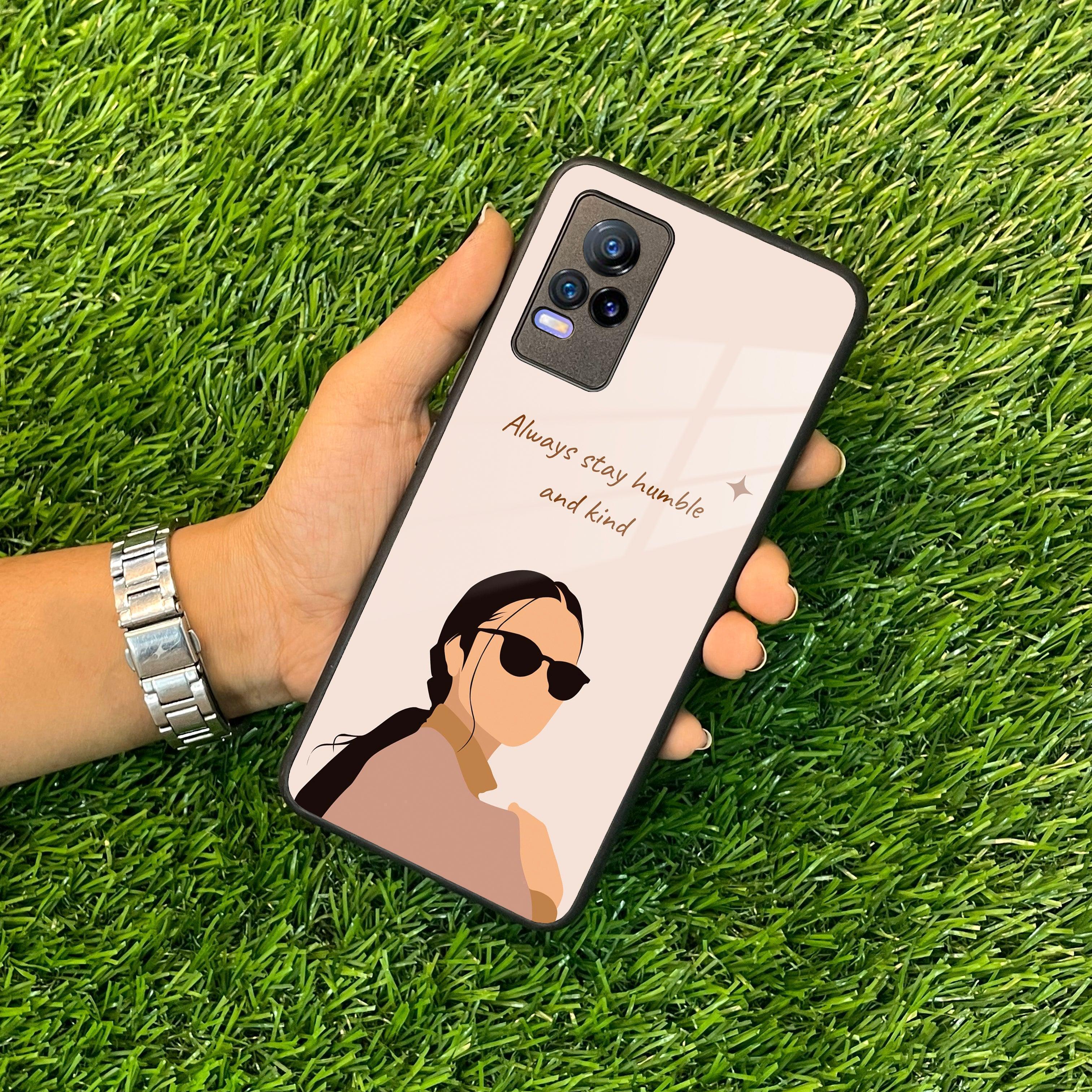 Always Stay Humble And Kind Glass Phone Cover For Vivo - ShopOnCliQ