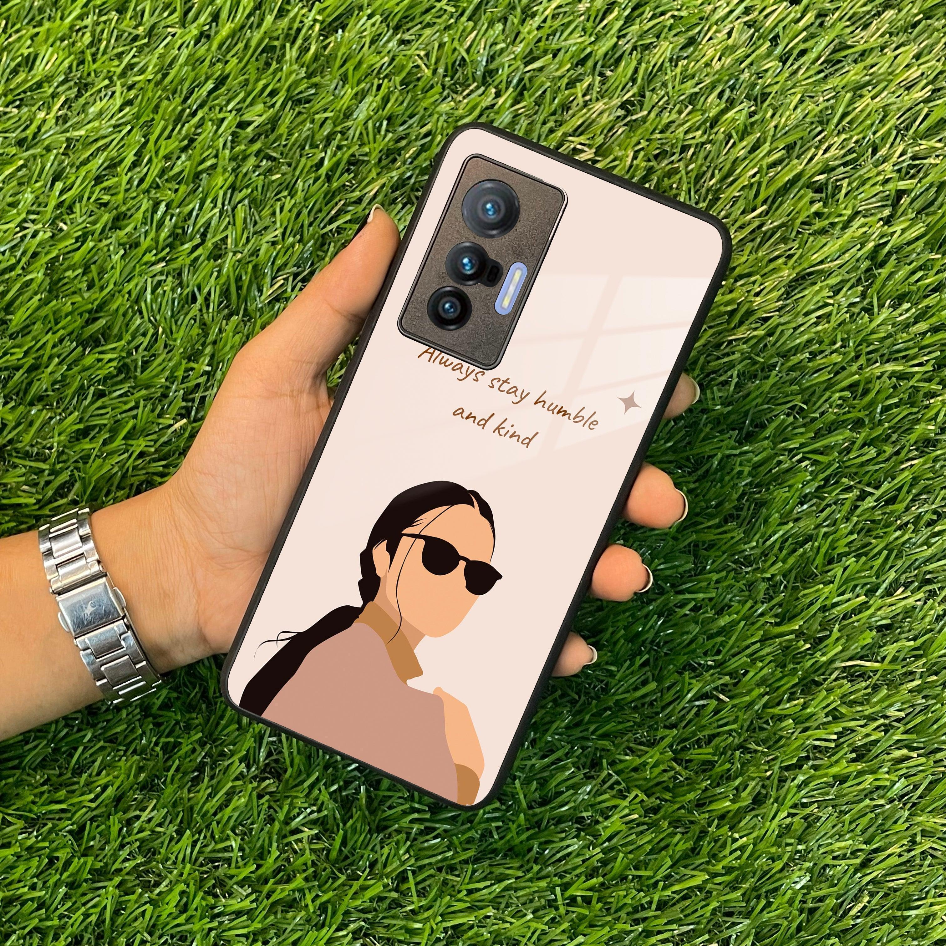 Always Stay Humble And Kind Glass Phone Cover For Vivo - ShopOnCliQ