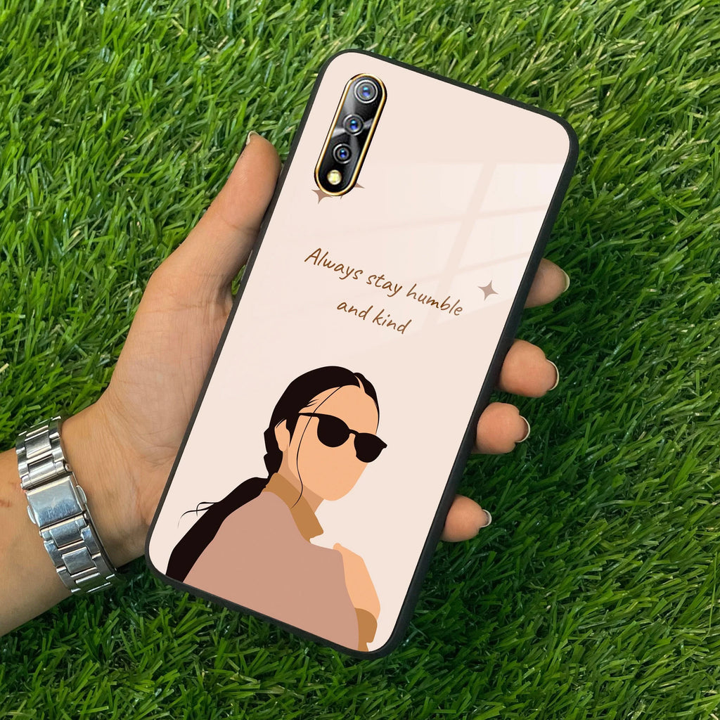 Always Stay Humble And Kind Glass Phone Cover For Vivo - ShopOnCliQ