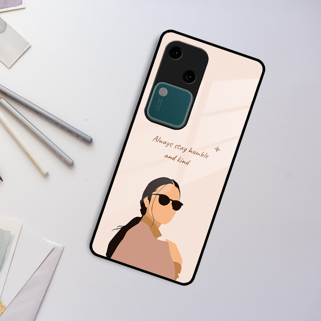 Always Stay Humble And Kind Glass Phone Cover For Vivo ShopOnCliQ