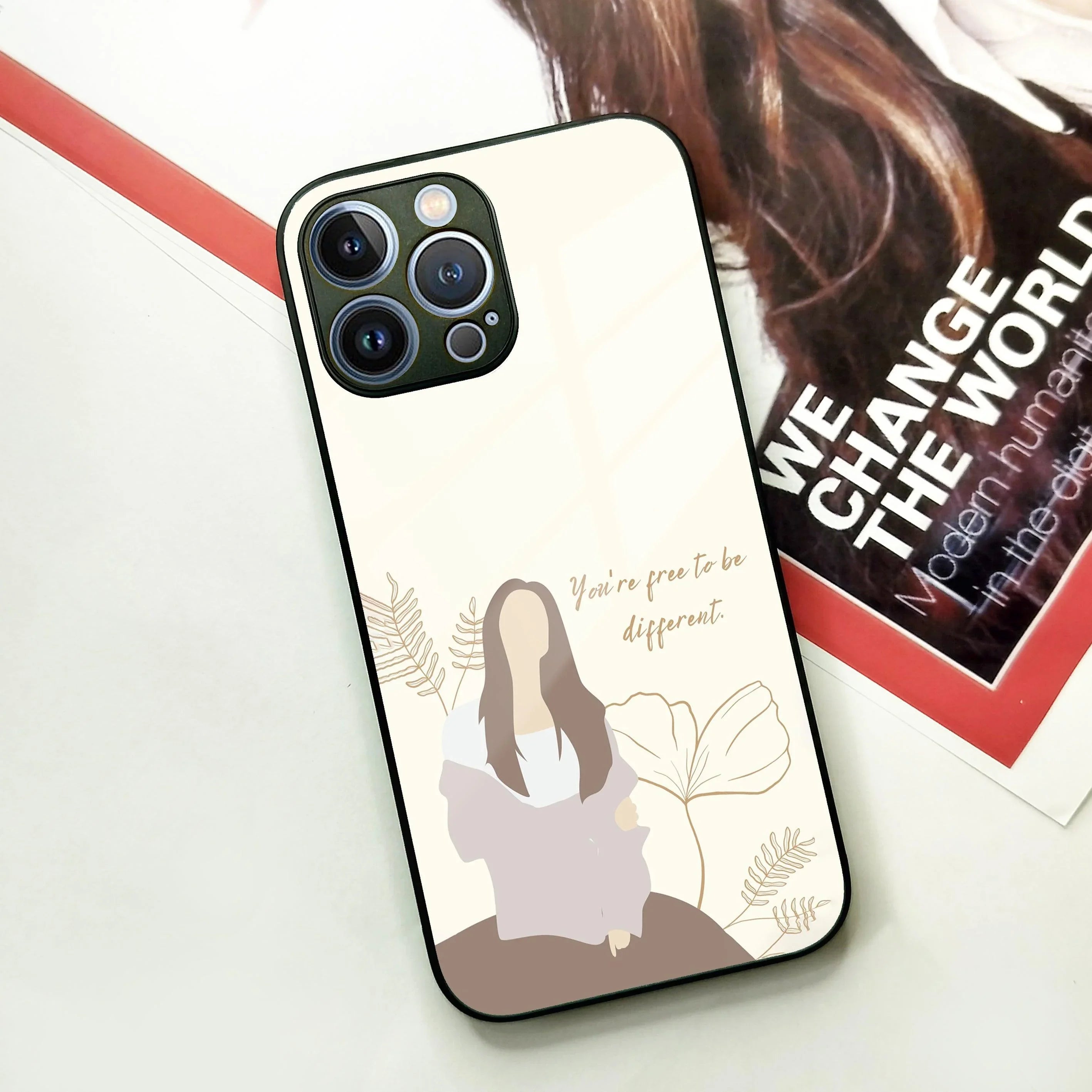 Always Stay Humble And Kind Glass Phone Cover-V2 for iPhone - ShopOnCliQ