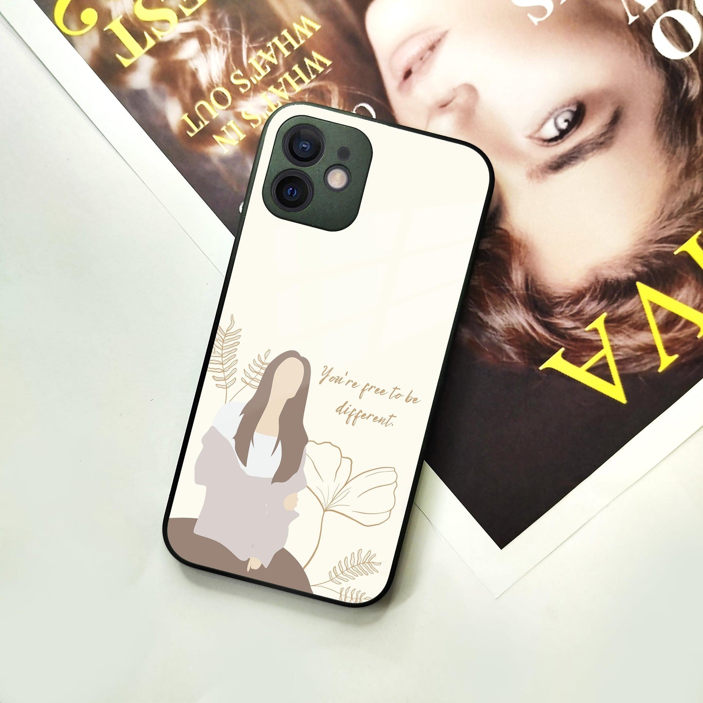 Always Stay Humble And Kind Glass Phone Cover-V2 for iPhone