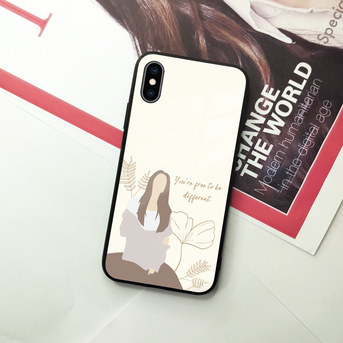 Always Stay Humble And Kind Glass Phone Cover-V2 for iPhone ShopOnCliQ