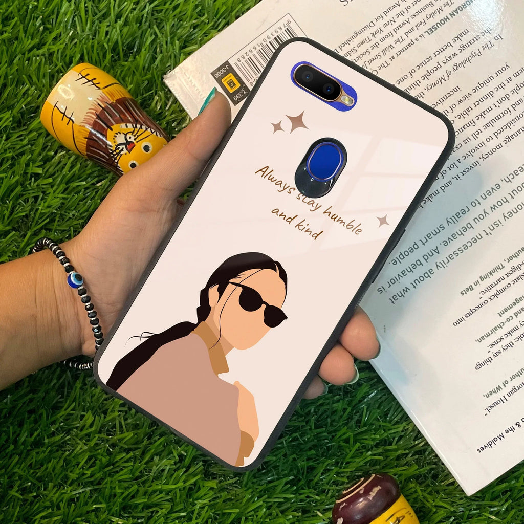 Always Stay Humble And Kind Glass Phone Cover for Oppo - ShopOnCliQ