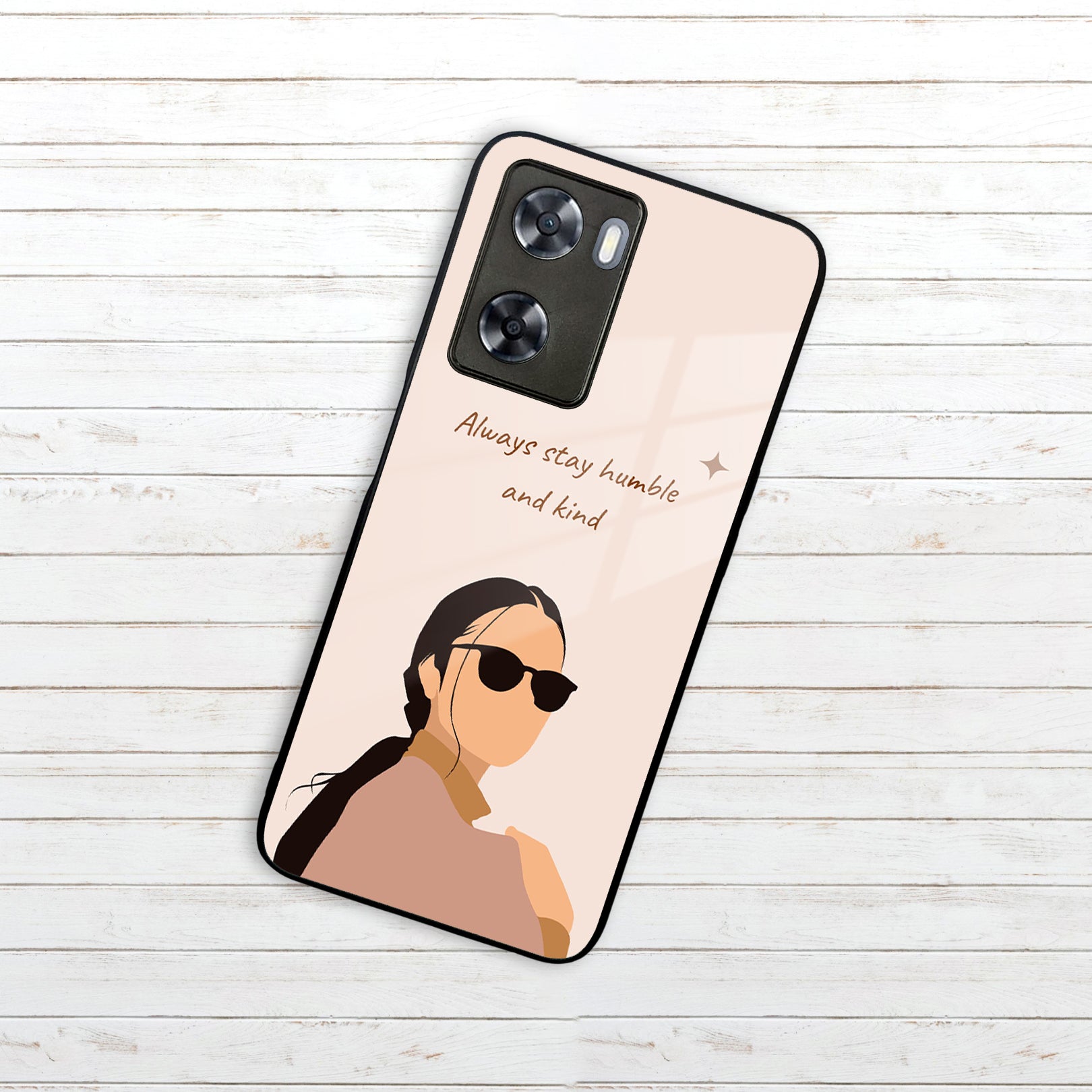 Always Stay Humble And Kind Glass Phone Cover for Oppo ShopOnCliQ