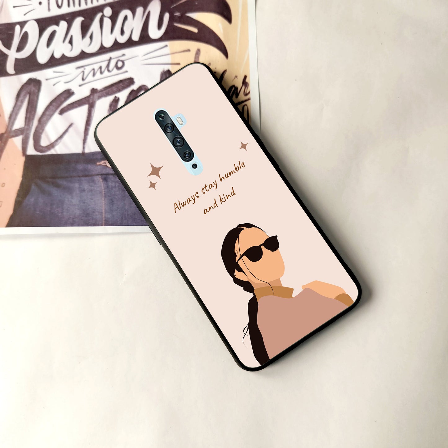 Always Stay Humble And Kind Glass Phone Cover for Oppo ShopOnCliQ