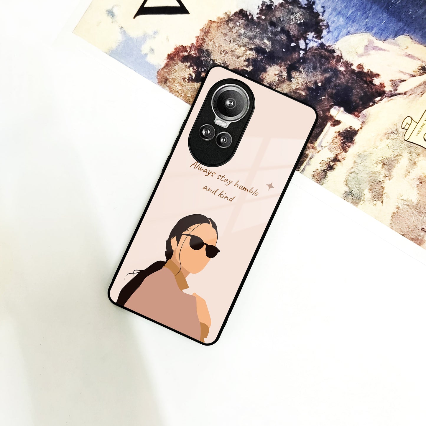 Always Stay Humble And Kind Glass Phone Cover for Oppo ShopOnCliQ