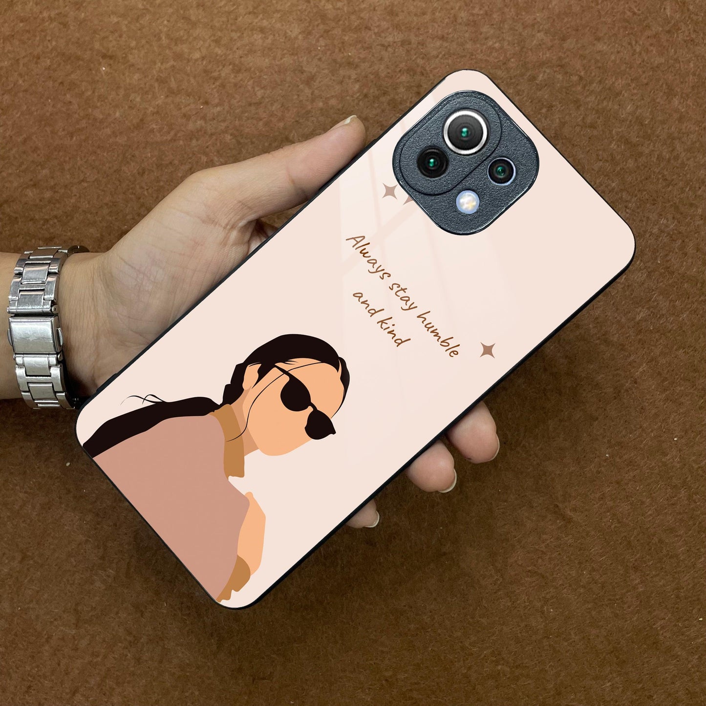 Always Stay Humble And Kind Glass Phone Cover for Redmi/Xiaomi ShopOnCliQ