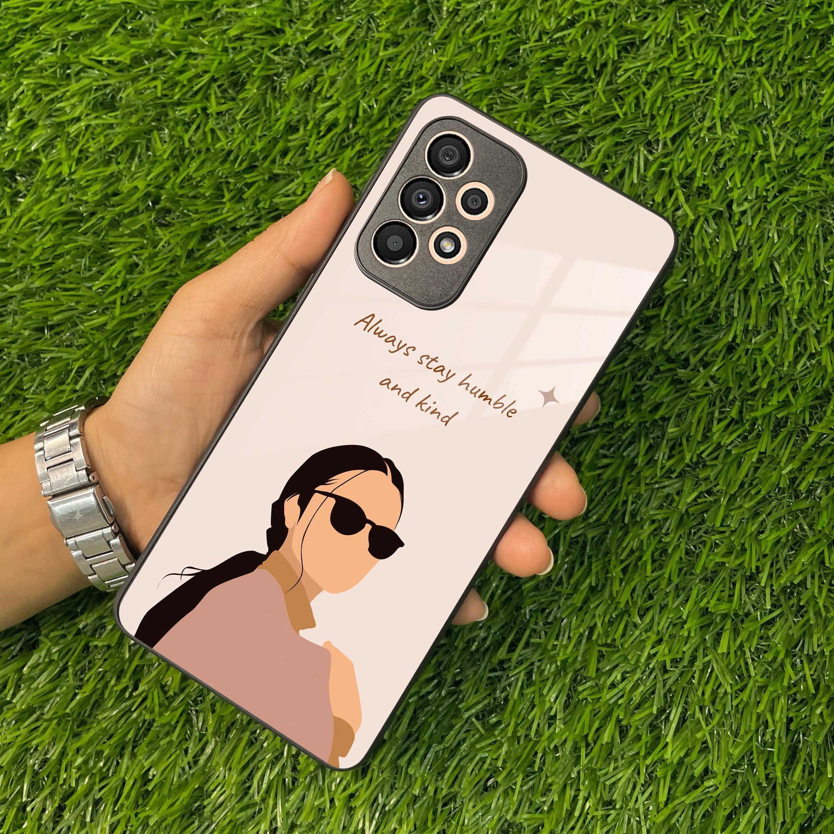 Always Stay Humble And Kind Glass Phone Cover for Samsung - ShopOnCliQ