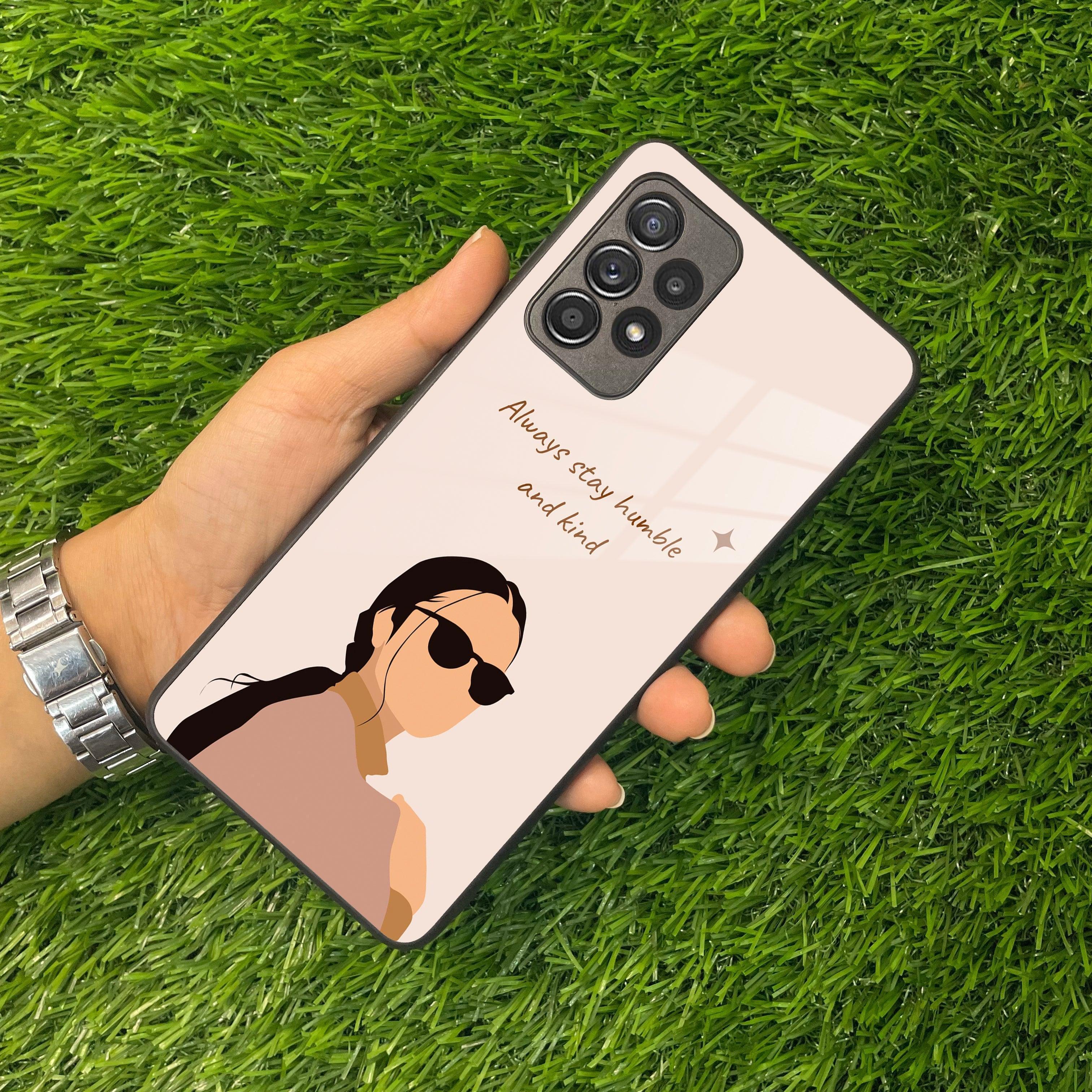 Always Stay Humble And Kind Glass Phone Cover for Samsung - ShopOnCliQ