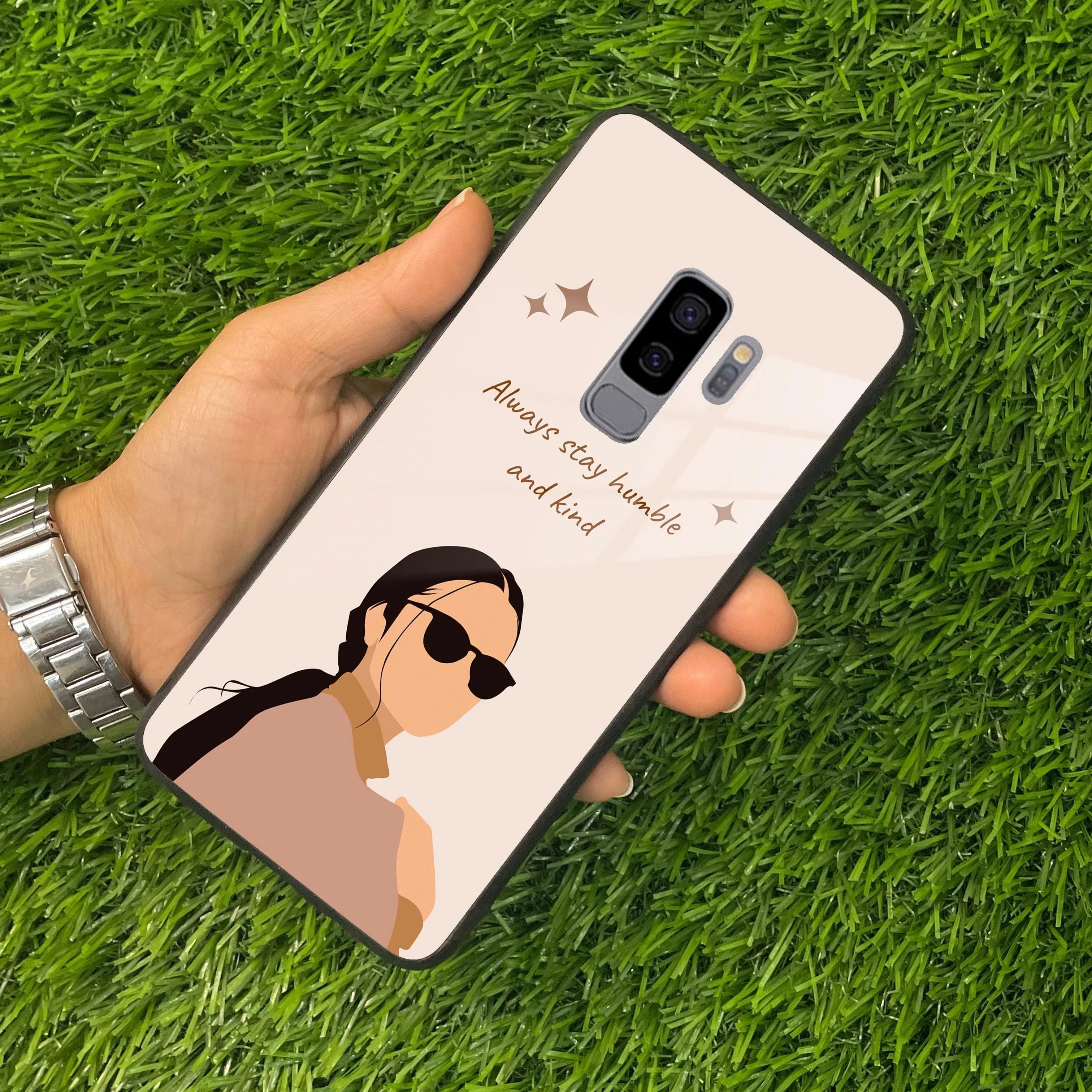 Always Stay Humble And Kind Glass Phone Cover for Samsung - ShopOnCliQ