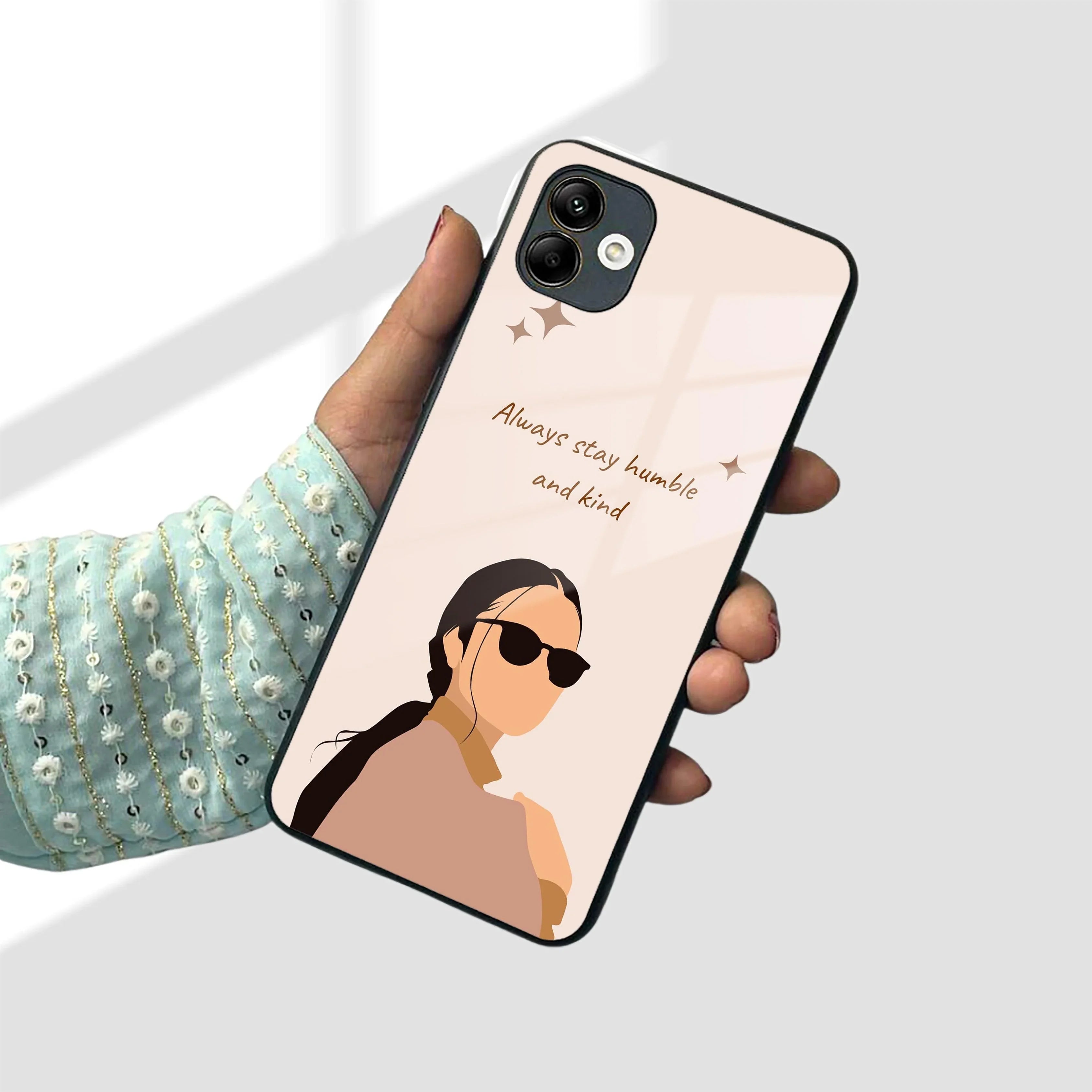 Always Stay Humble And Kind Glass Phone Cover for Samsung - ShopOnCliQ