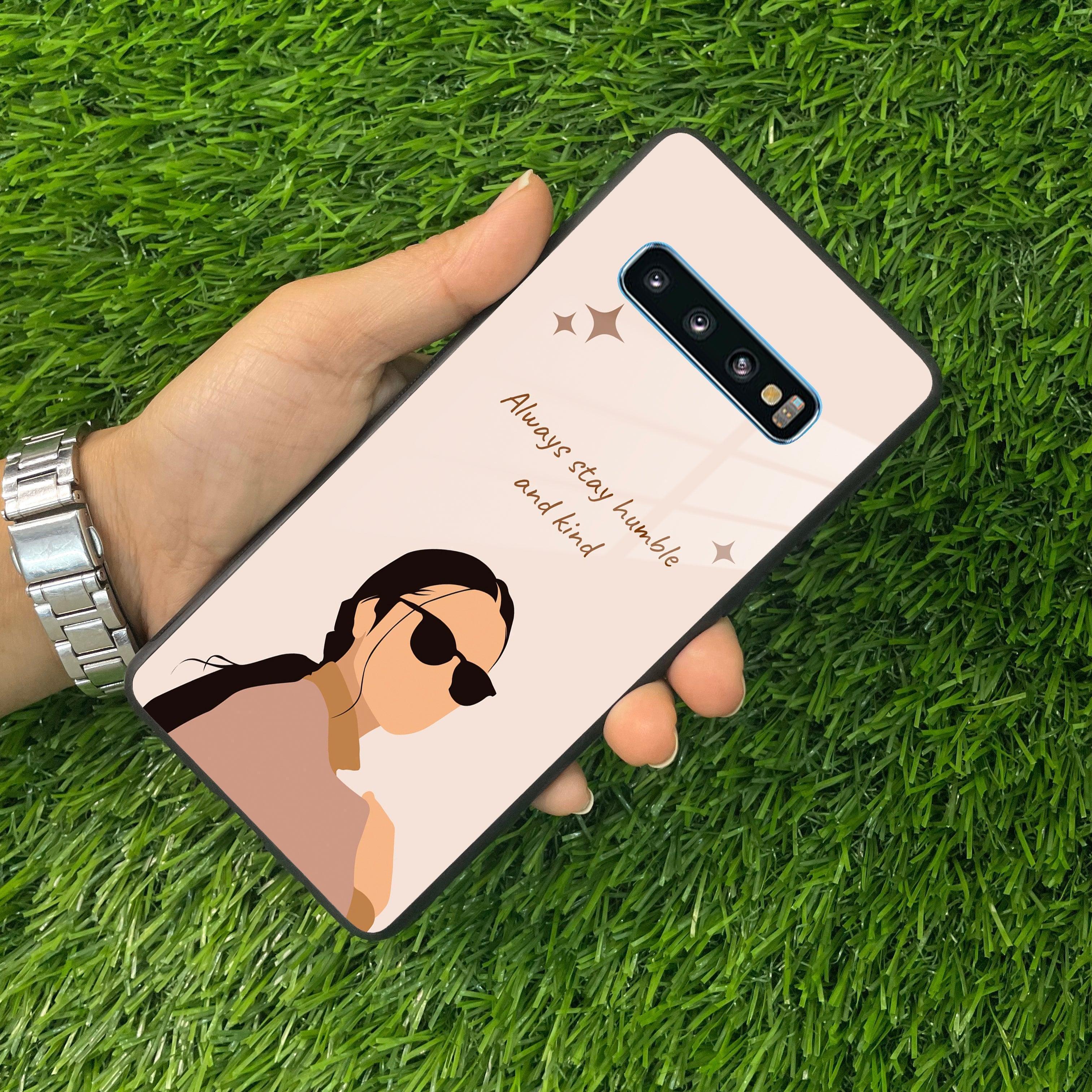 Always Stay Humble And Kind Glass Phone Cover for Samsung - ShopOnCliQ
