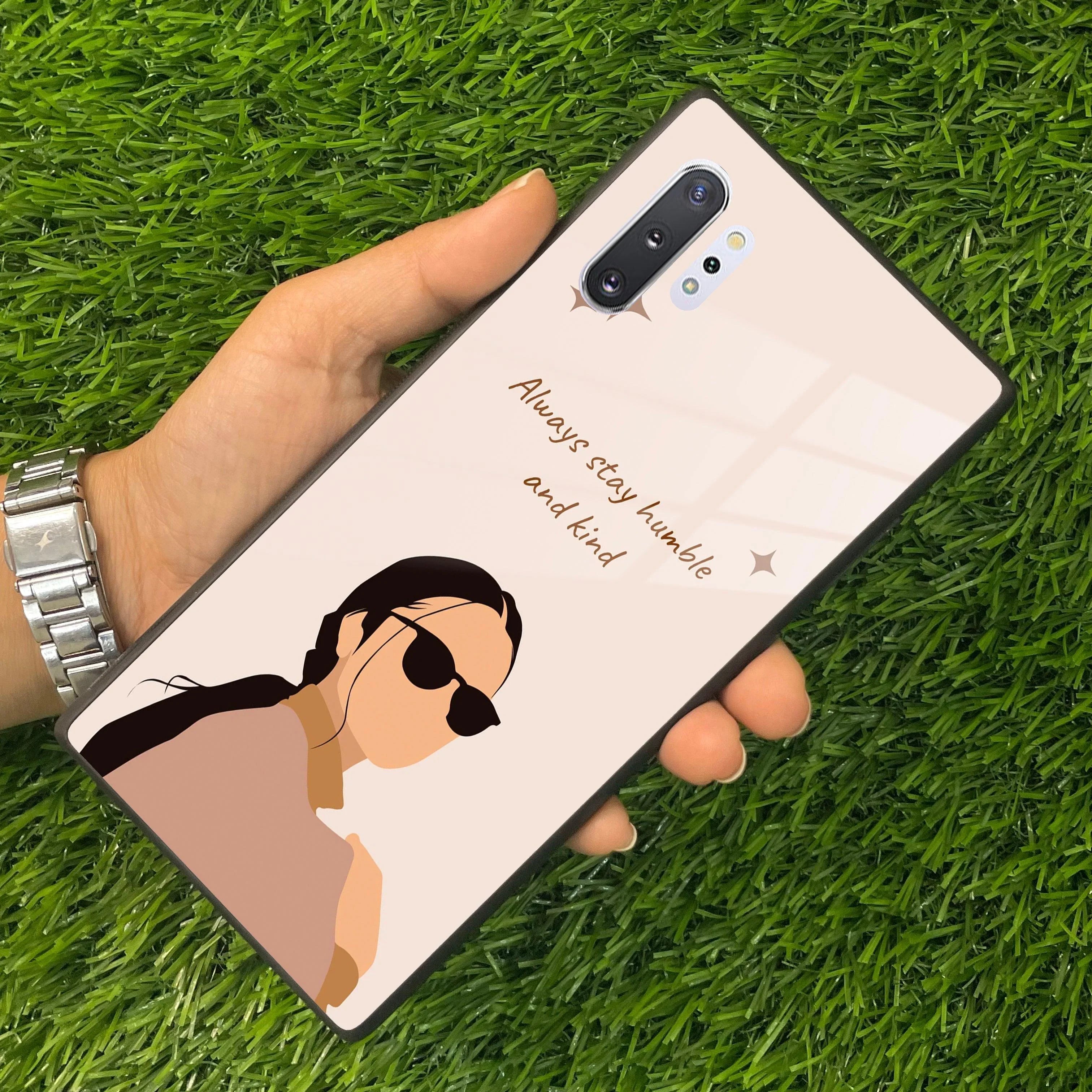 Always Stay Humble And Kind Glass Phone Cover for Samsung - ShopOnCliQ