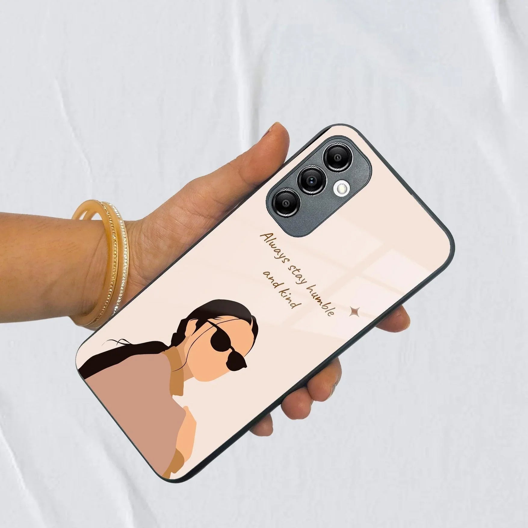 Always Stay Humble And Kind Glass Phone Cover for Samsung - ShopOnCliQ
