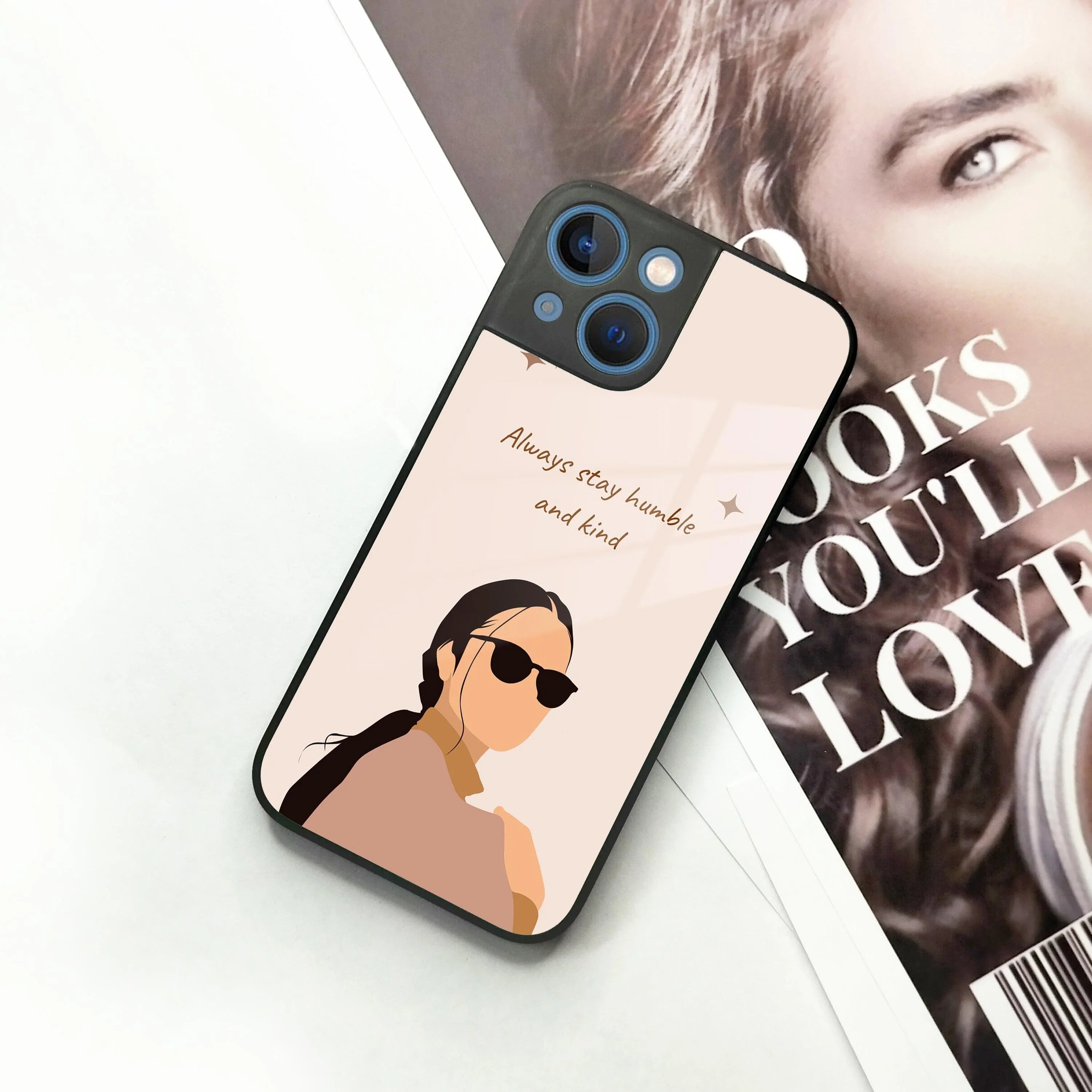 Always Stay Humble And Kind Glass Phone Cover for iPhone - ShopOnCliQ