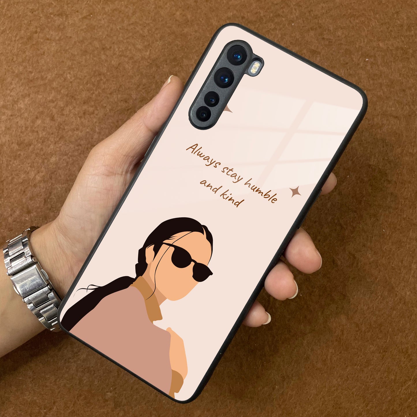 Always Stay Humble And Kind Glass Phone Cover for OnePlus