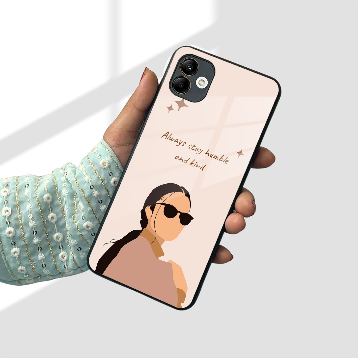Always Stay Humble And Kind Glass Phone Cover for Samsung