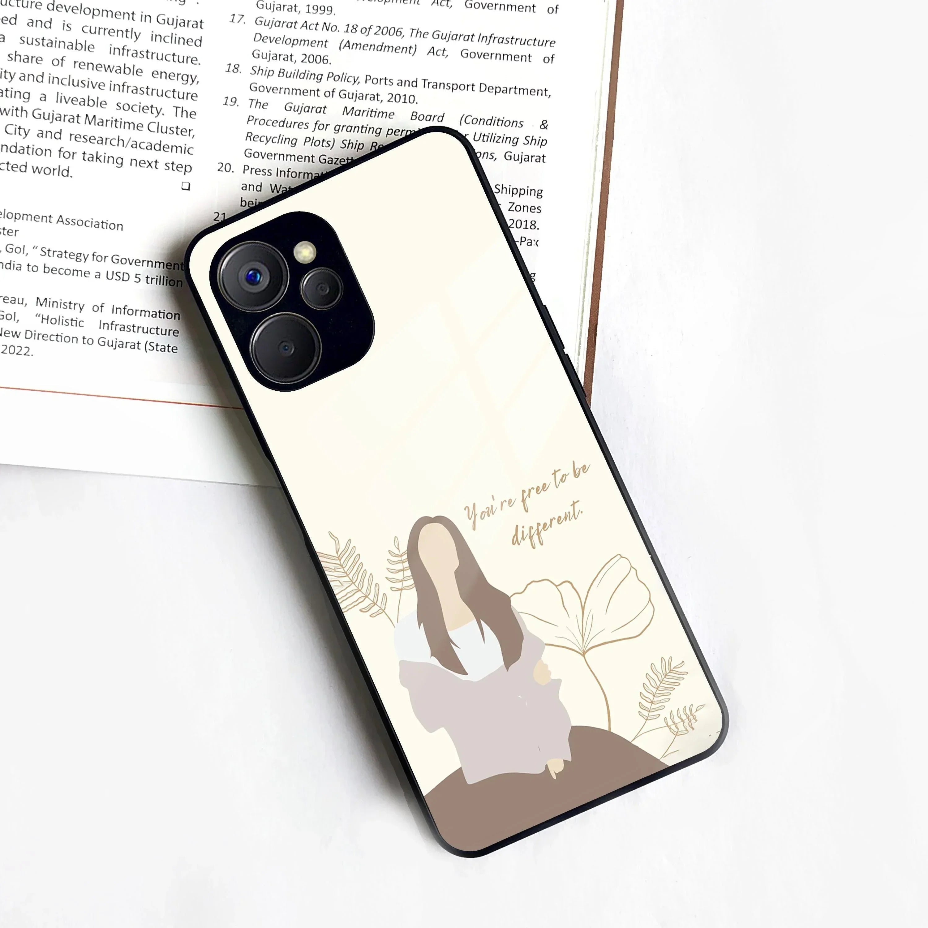 Always Stay Humble And Kind Glass Phone Cover V2 For Realme/Narzo - ShopOnCliQ