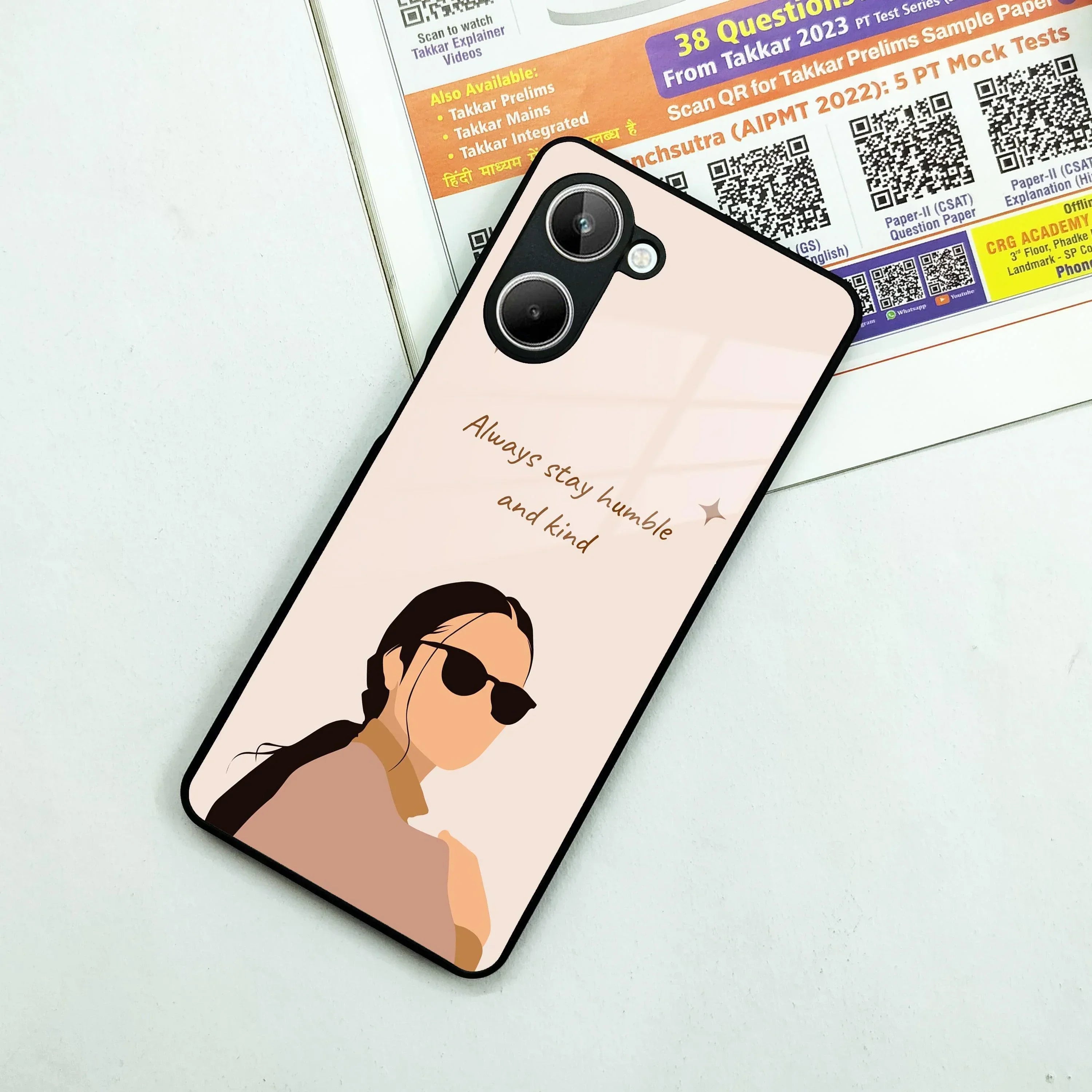Always Stay Humble And Kind Glass Phone Cover For Realme/Narzo - ShopOnCliQ
