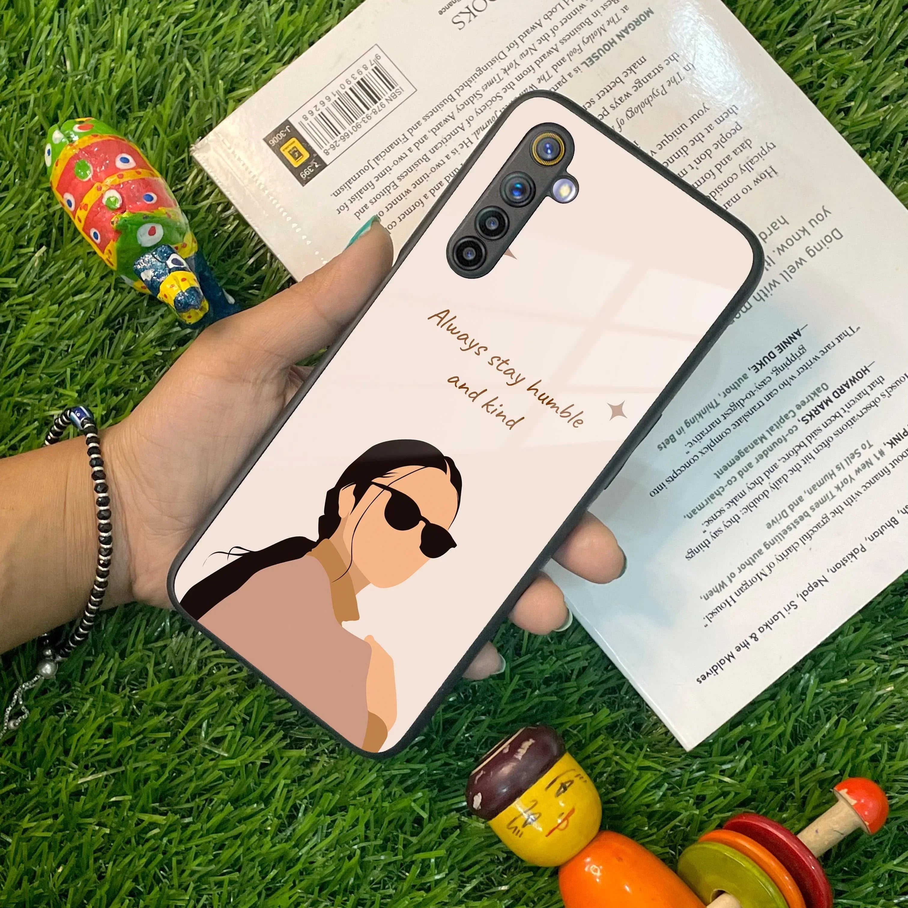 Always Stay Humble And Kind Glass Phone Cover For Realme/Narzo - ShopOnCliQ