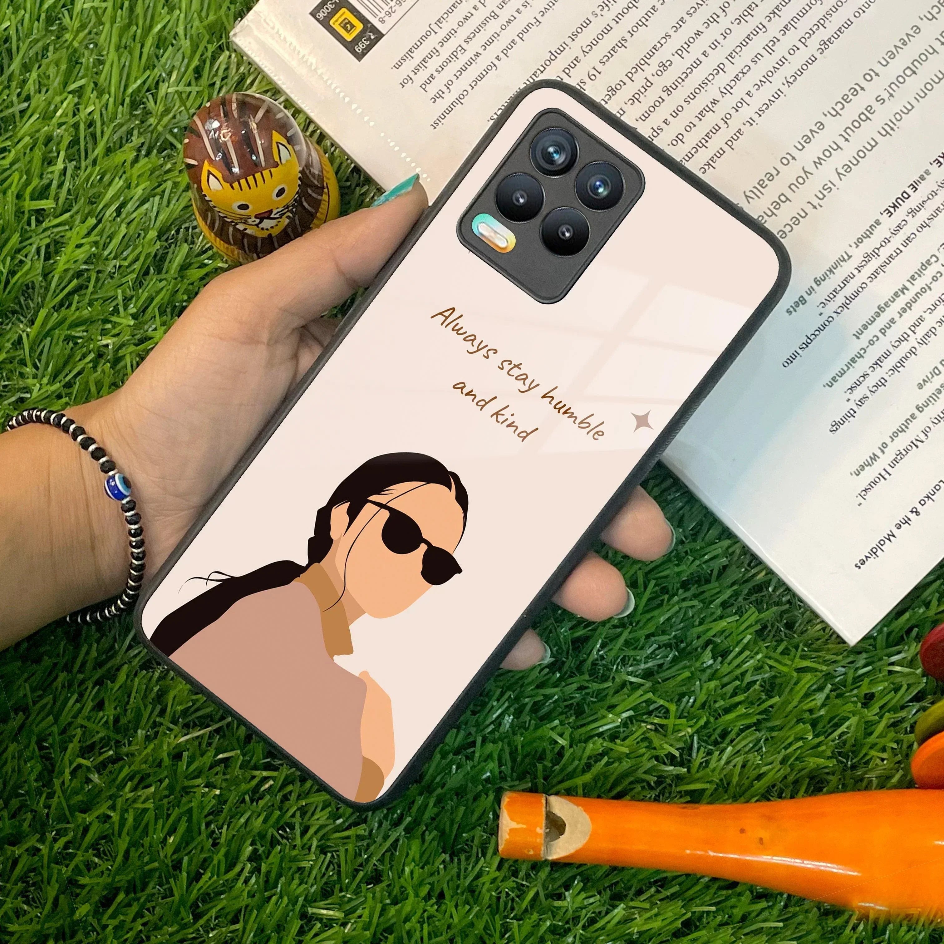 Always Stay Humble And Kind Glass Phone Cover For Realme/Narzo - ShopOnCliQ