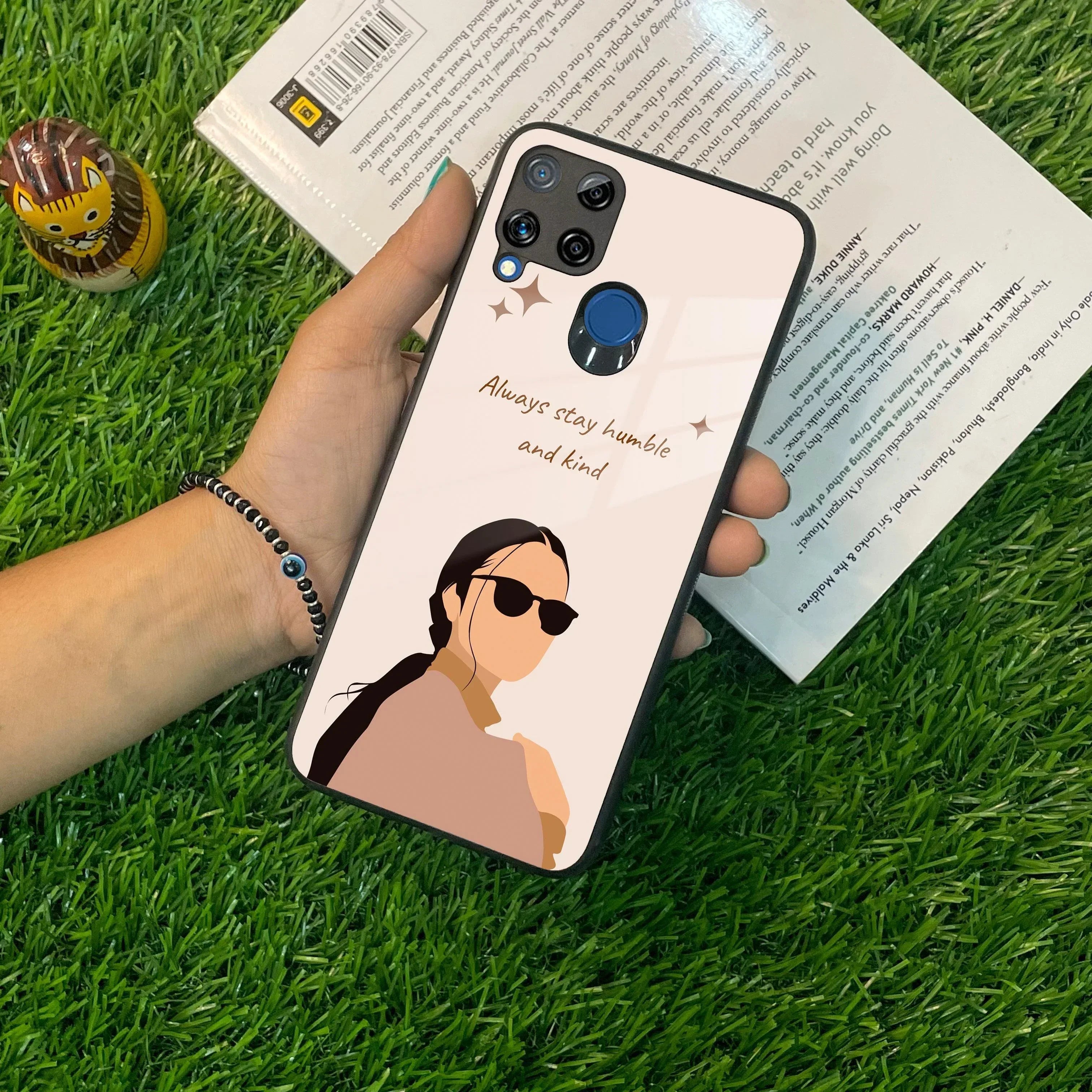 Always Stay Humble And Kind Glass Phone Cover For Realme/Narzo - ShopOnCliQ