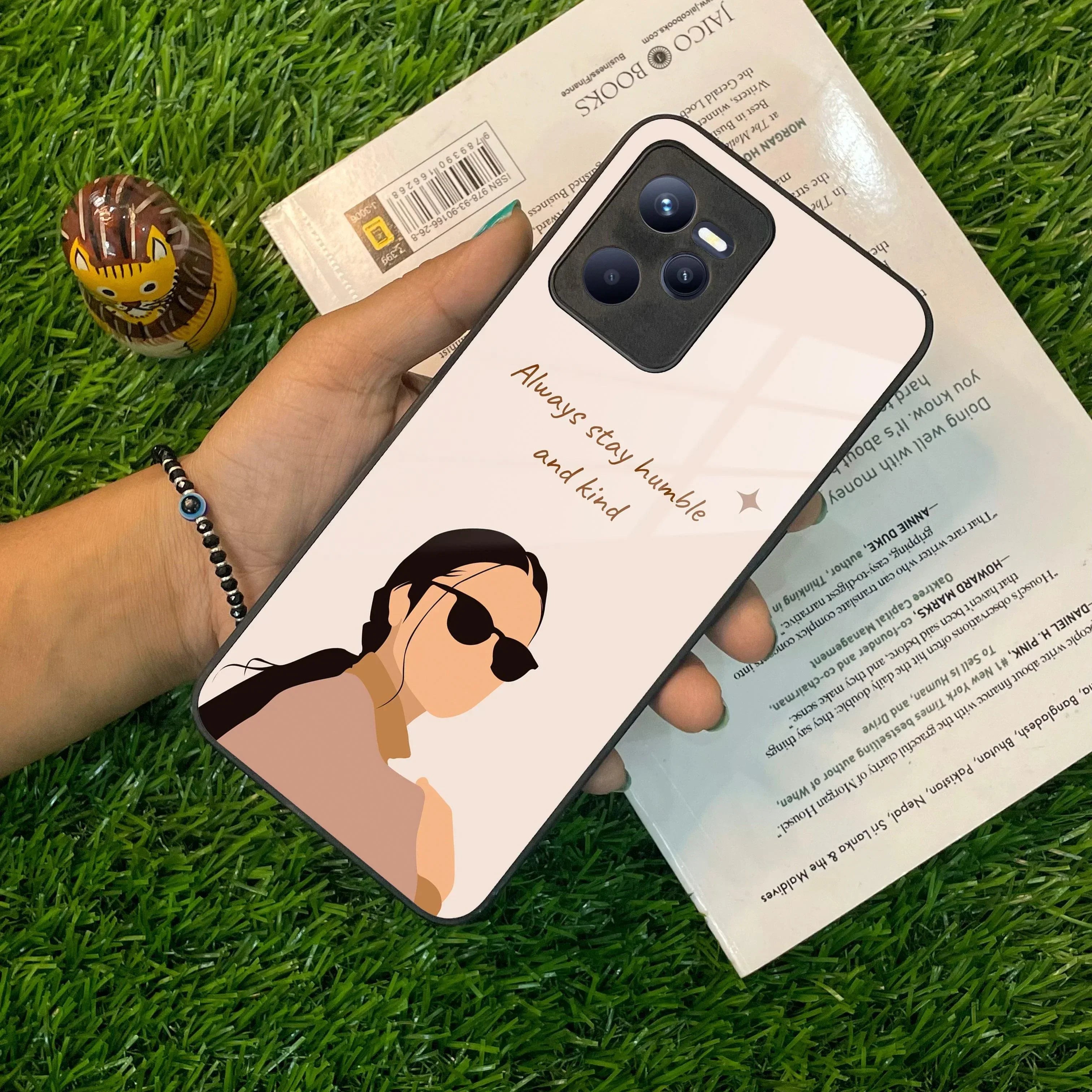Always Stay Humble And Kind Glass Phone Cover For Realme/Narzo - ShopOnCliQ