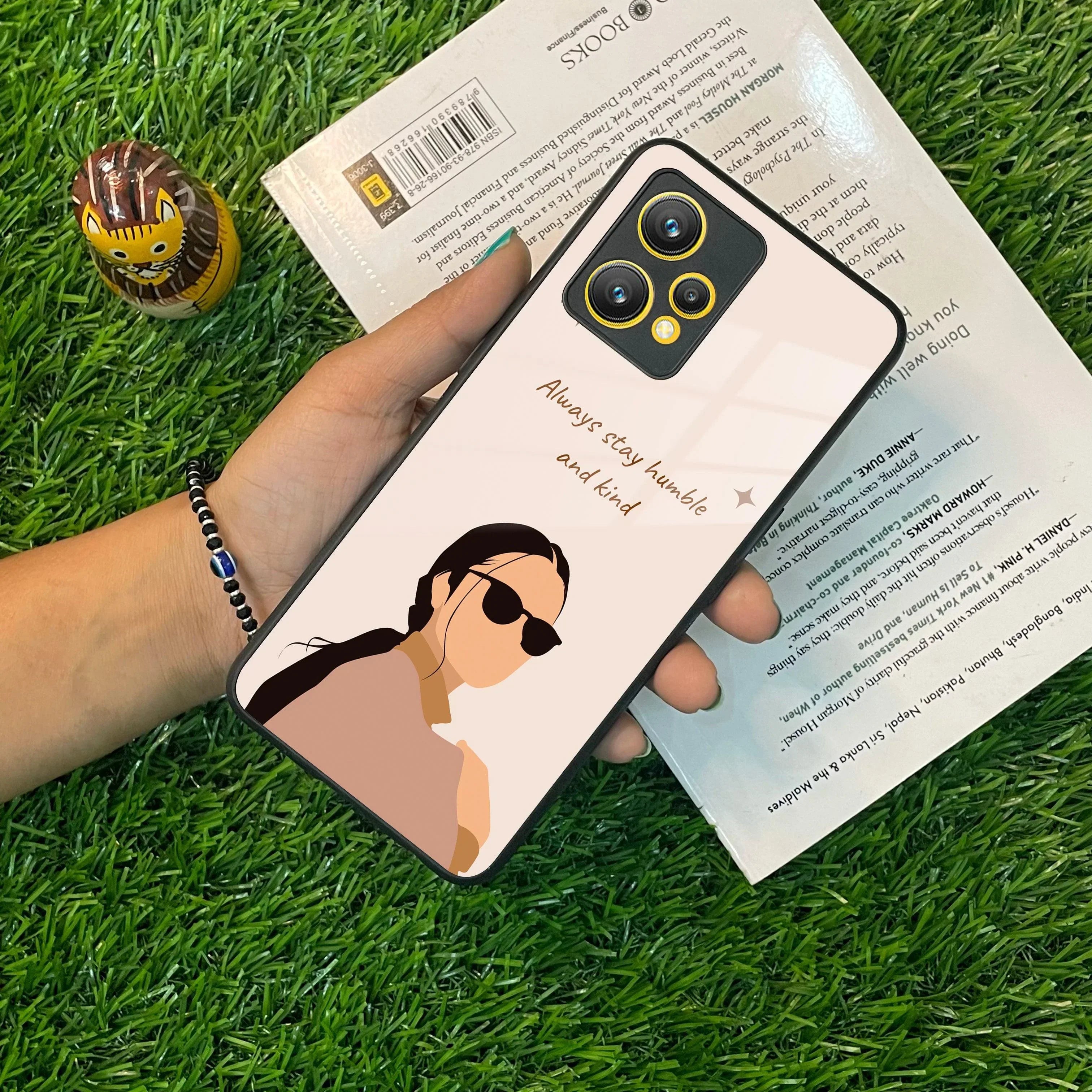 Always Stay Humble And Kind Glass Phone Cover For Realme/Narzo - ShopOnCliQ