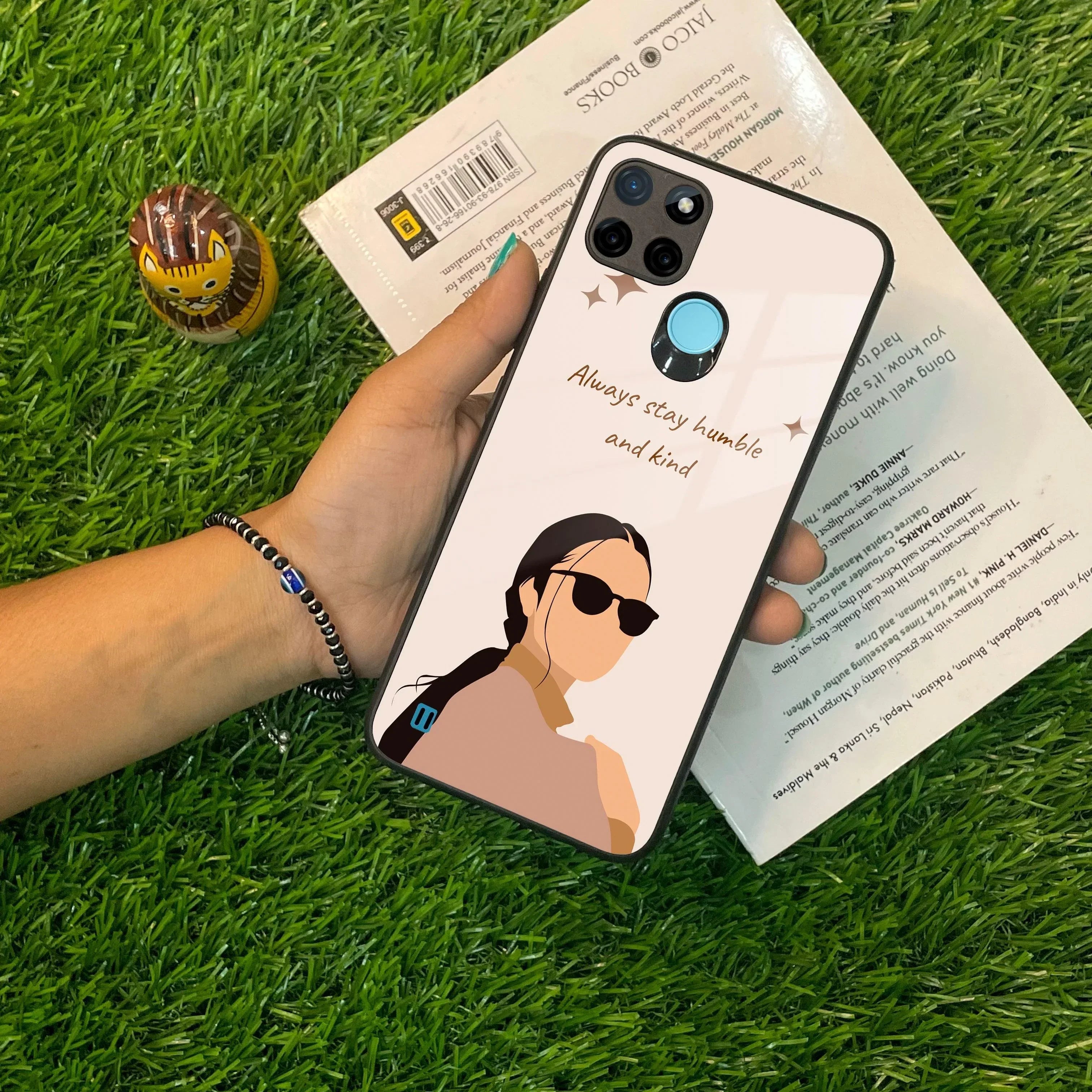 Always Stay Humble And Kind Glass Phone Cover For Realme/Narzo - ShopOnCliQ