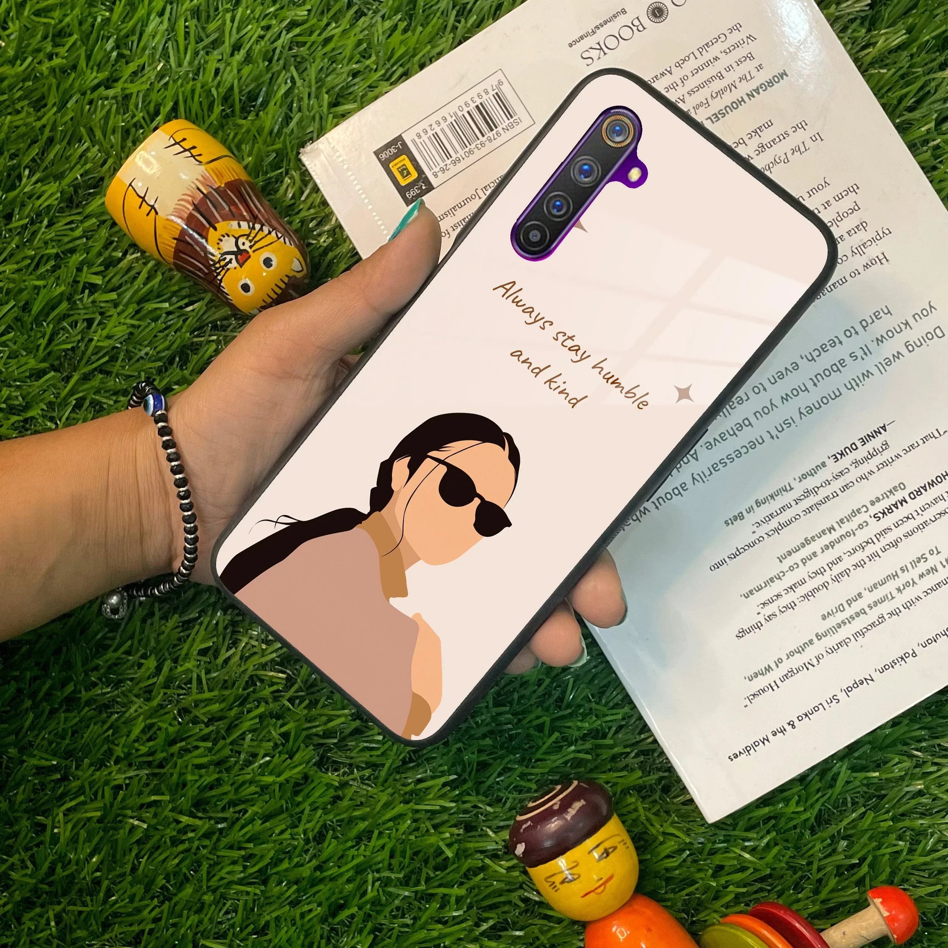 Always Stay Humble And Kind Glass Phone Cover For Realme/Narzo - ShopOnCliQ