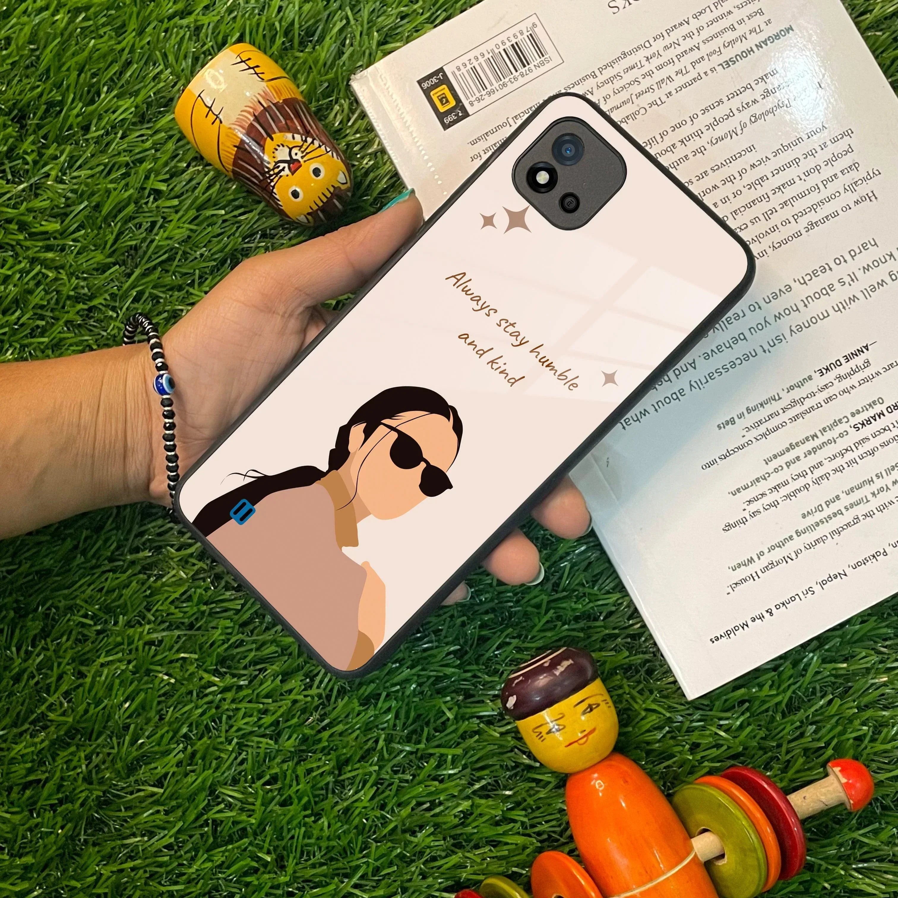 Always Stay Humble And Kind Glass Phone Cover For Realme/Narzo - ShopOnCliQ