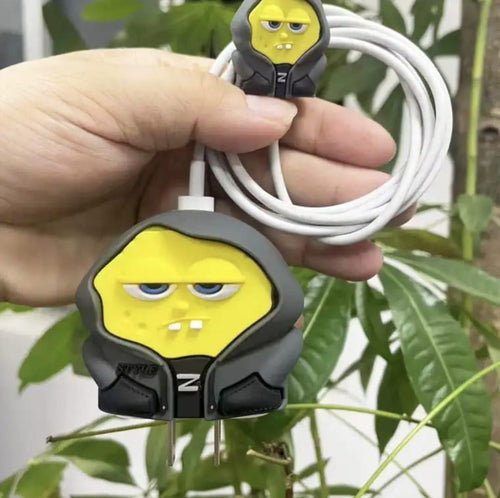 Anime 3D Cartoon Silicone Charger Cover for iPhone 18W/20W - 360° Full Protection - ShopOnCliQ