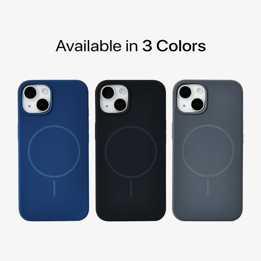 Anti Dust Magsafe Silicone Case - Iphone 14 Plus (Black)