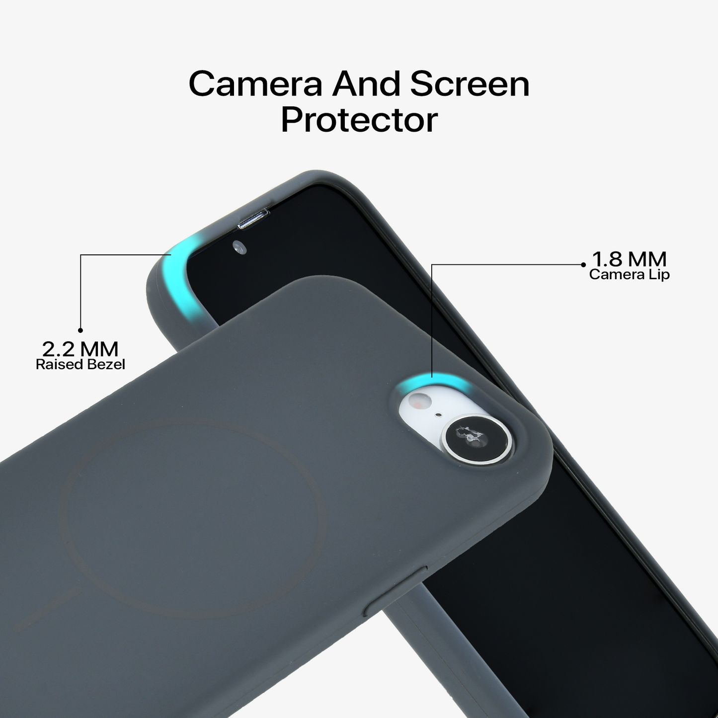 Anti Dust Magsafe Silicone Case - iPhone 16e (Grey)