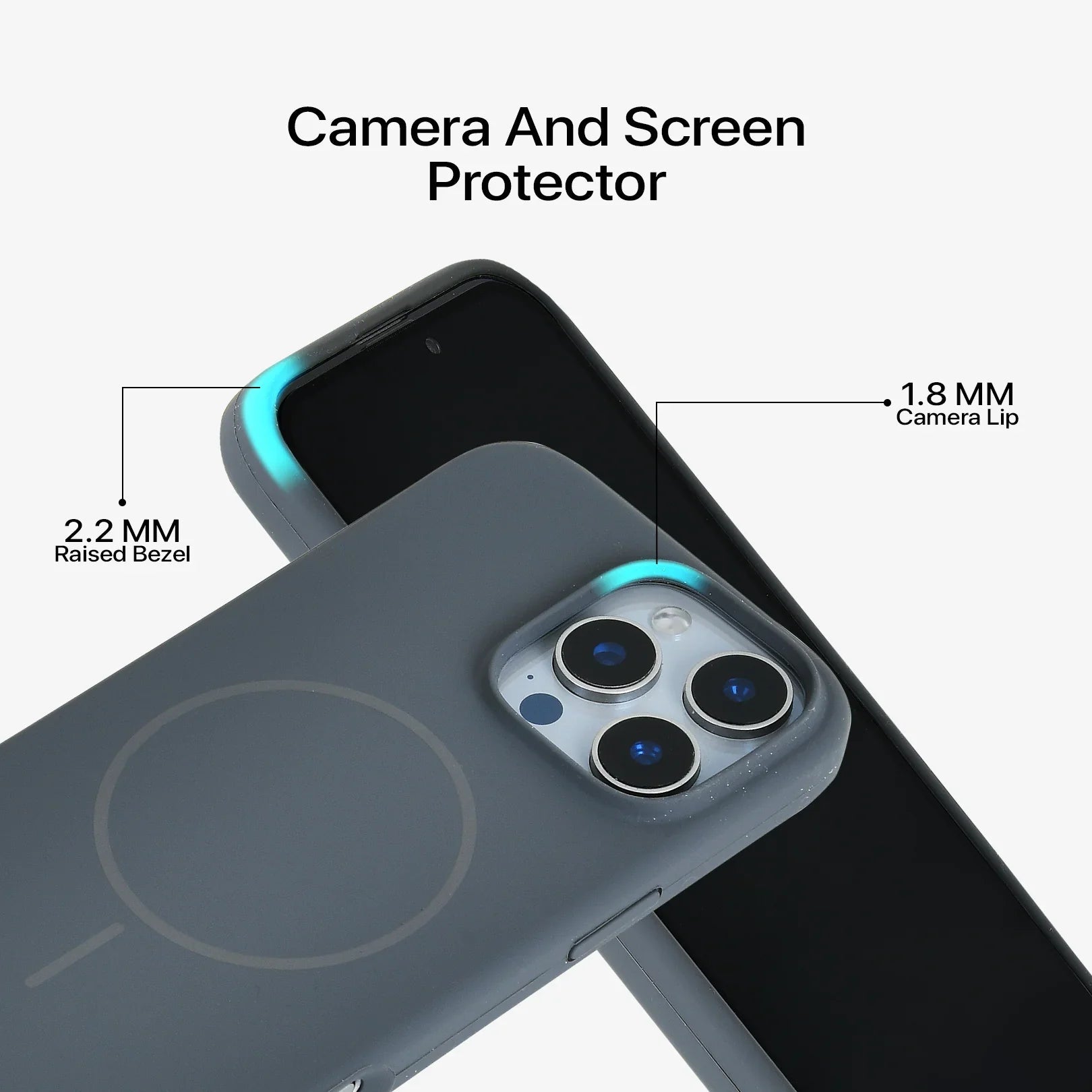 Anti Dust Magsafe Silicone Case - iPhone 16 Pro (Grey) - ShopOnCliQ